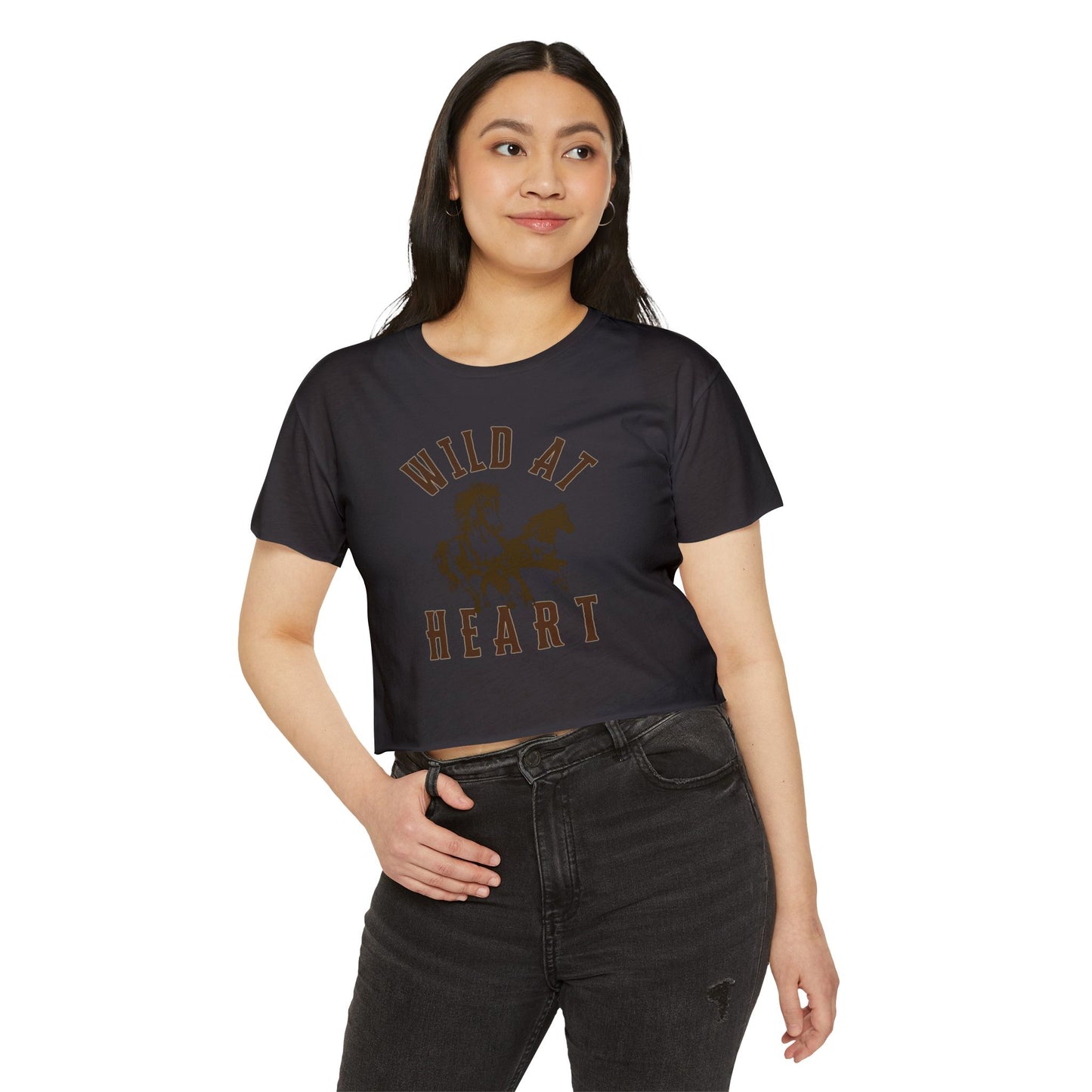 WILD AT HEART Women's Festival Crop Top