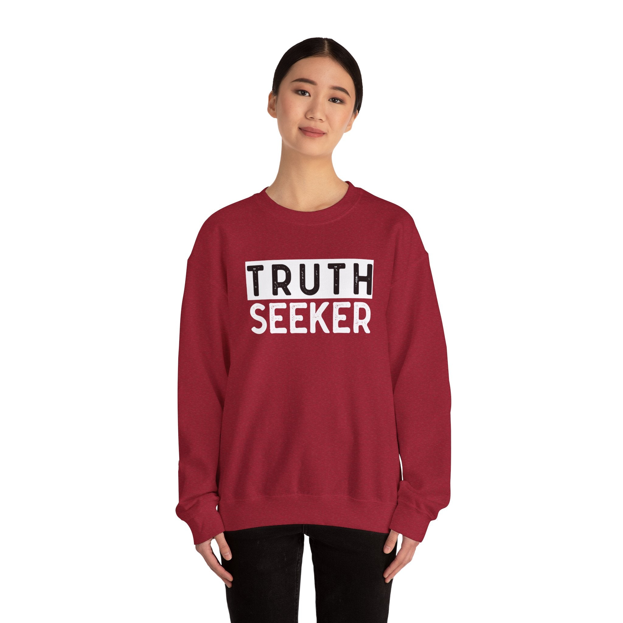 INSPIRED TRUTH SEEKER Heavy Blend™ UNISEX Crewneck Sweatshirt