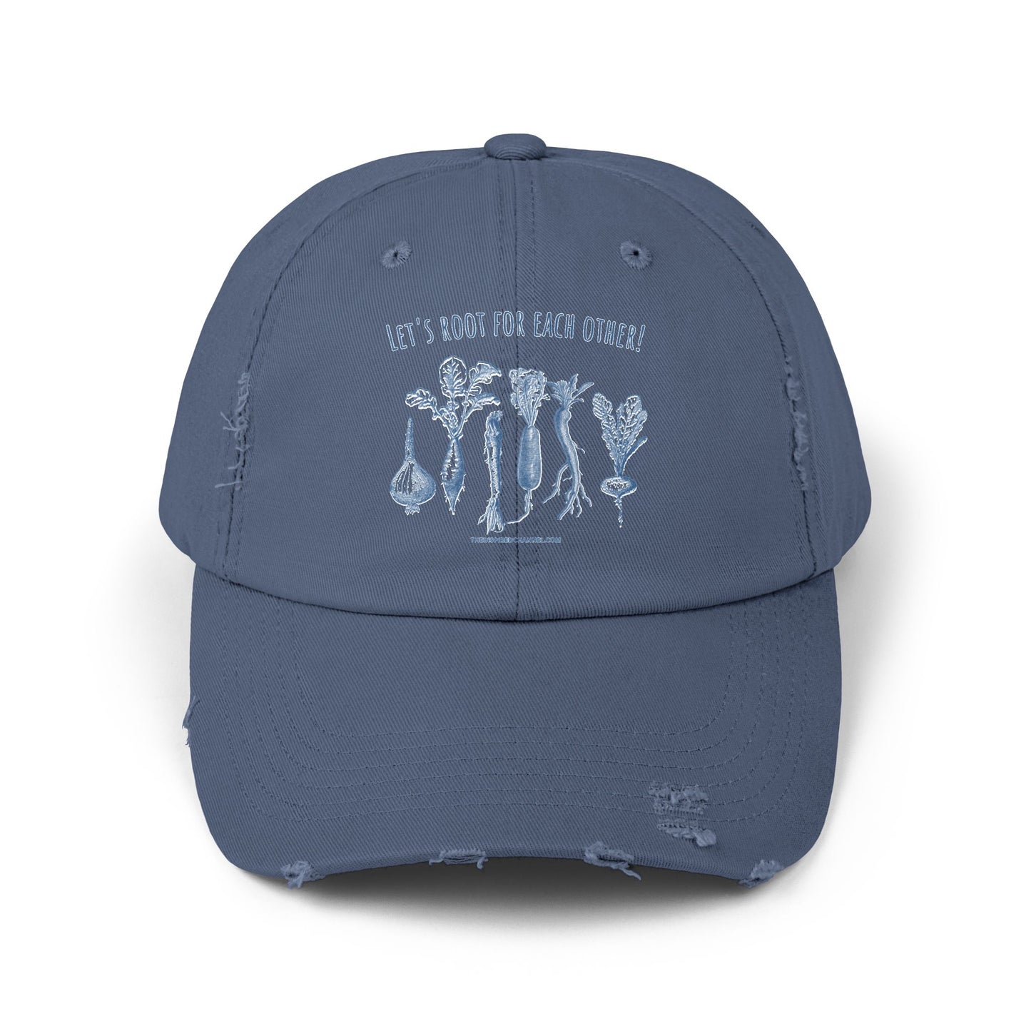 INSPIRED GARDEN L Unisex Distressed Cap - Inspired Fashion Accessory