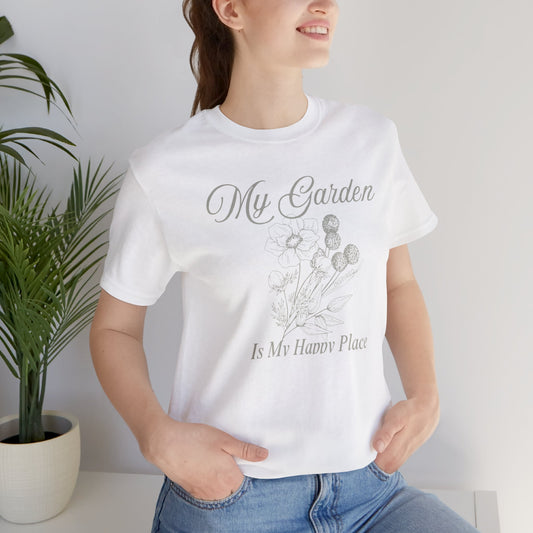 INSPIRED GARDEN M Unisex Jersey Short Sleeve Tee