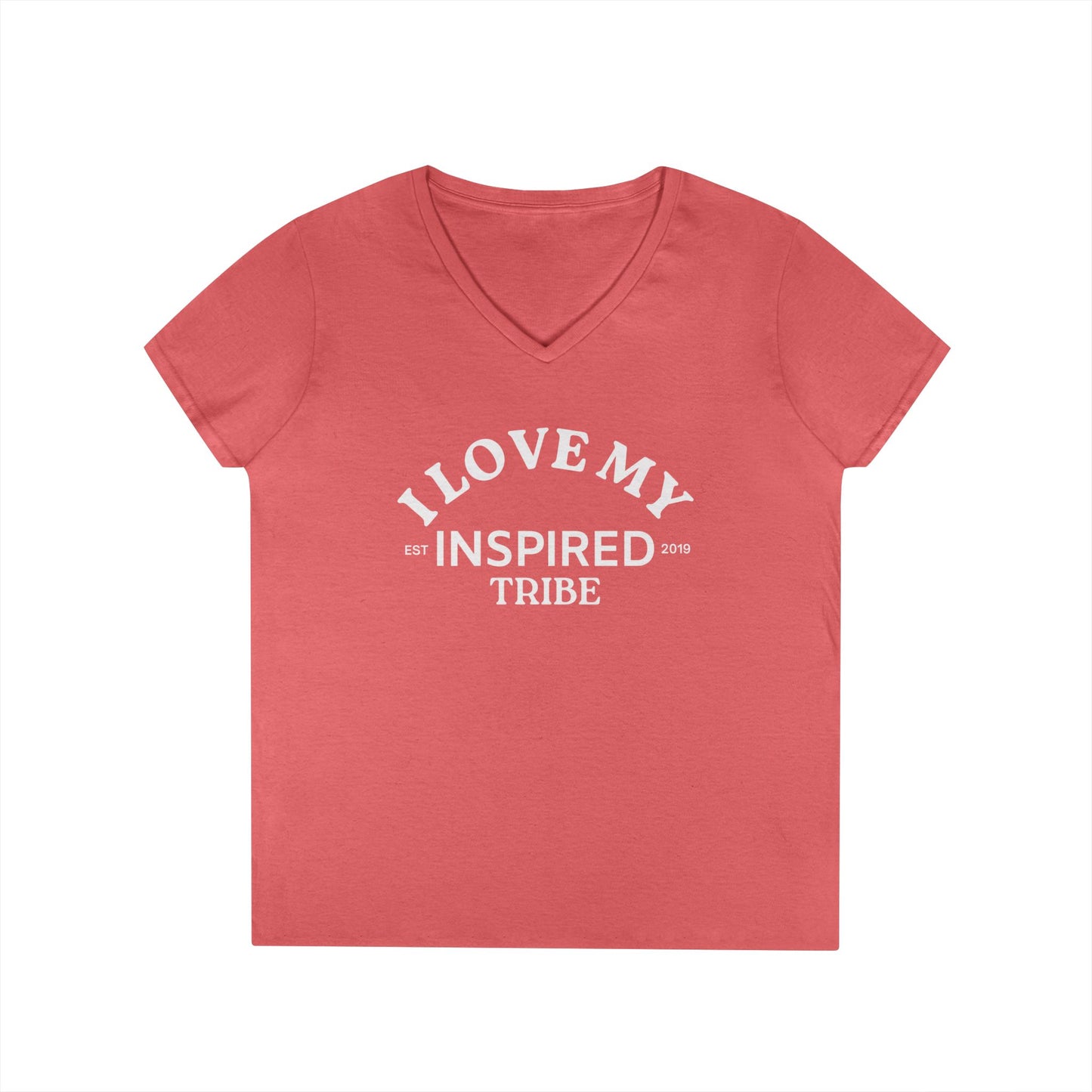 I LOVED MY INSPIRED TRIBE Ladies' V-Neck T-Shirt