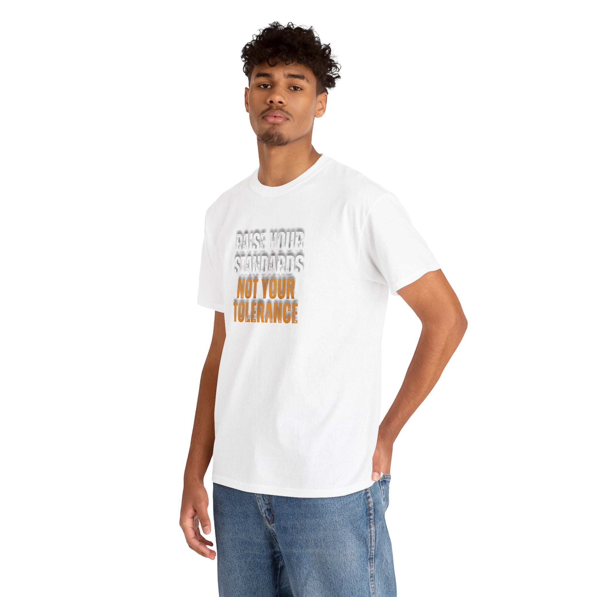 INSPIRED RAISE YOUR STANDARDS UNISEX Heavy Cotton Tee