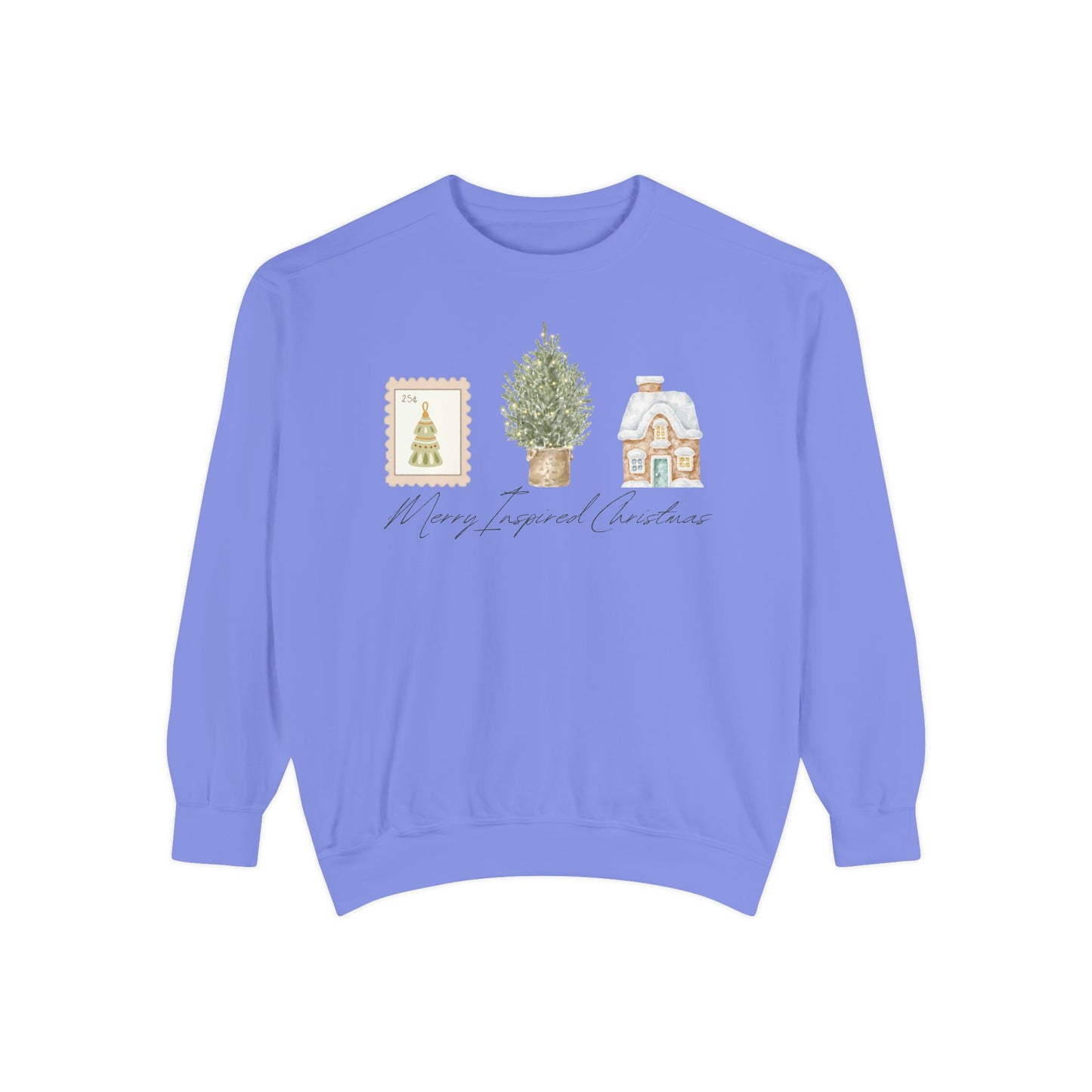 INSPIRED SPECIAL CHRISTMAS EDITION PC UNISEX Garment-Dyed Sweatshirt