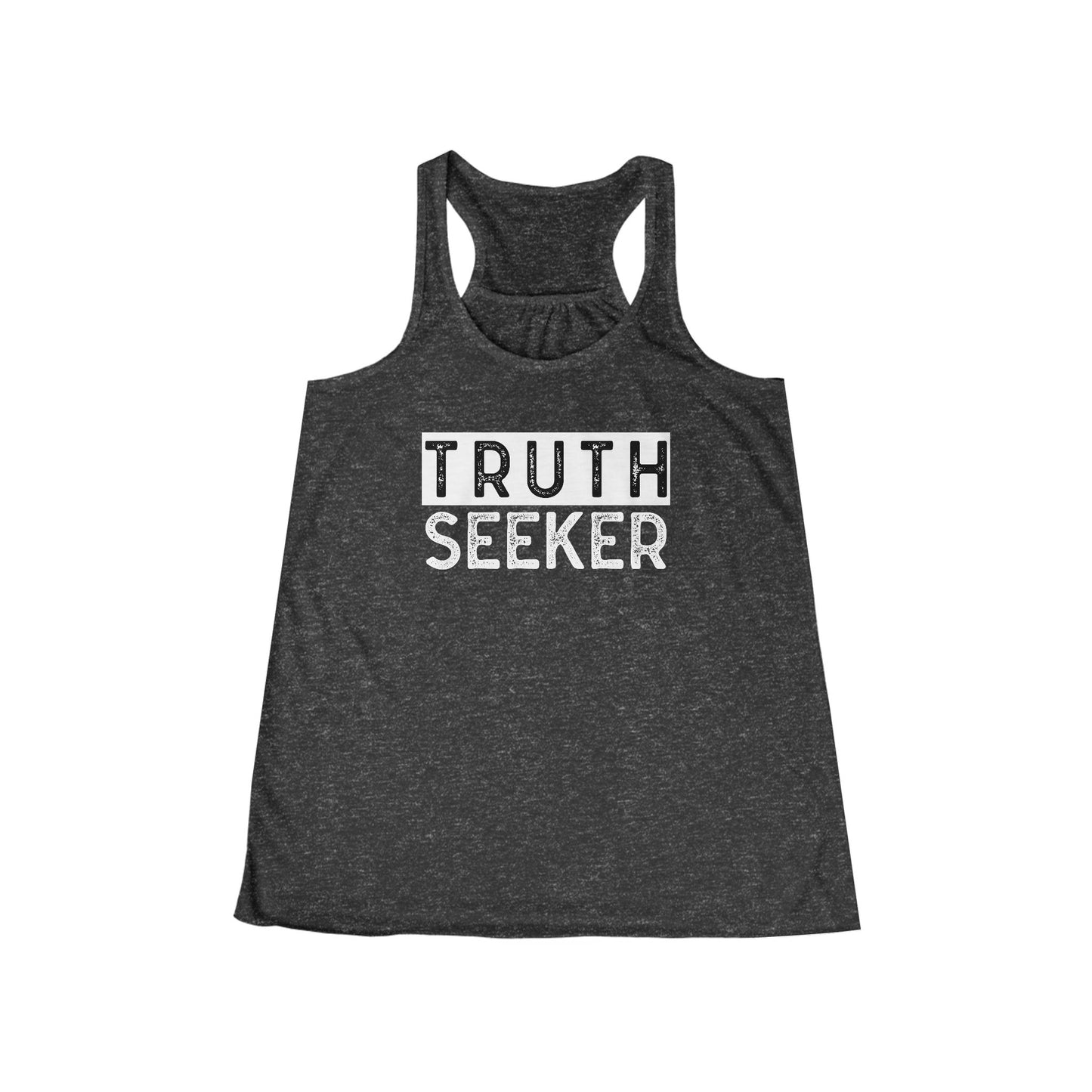 INSPIRED TRUTH SEEKER Women's Flowy Racerback Tank