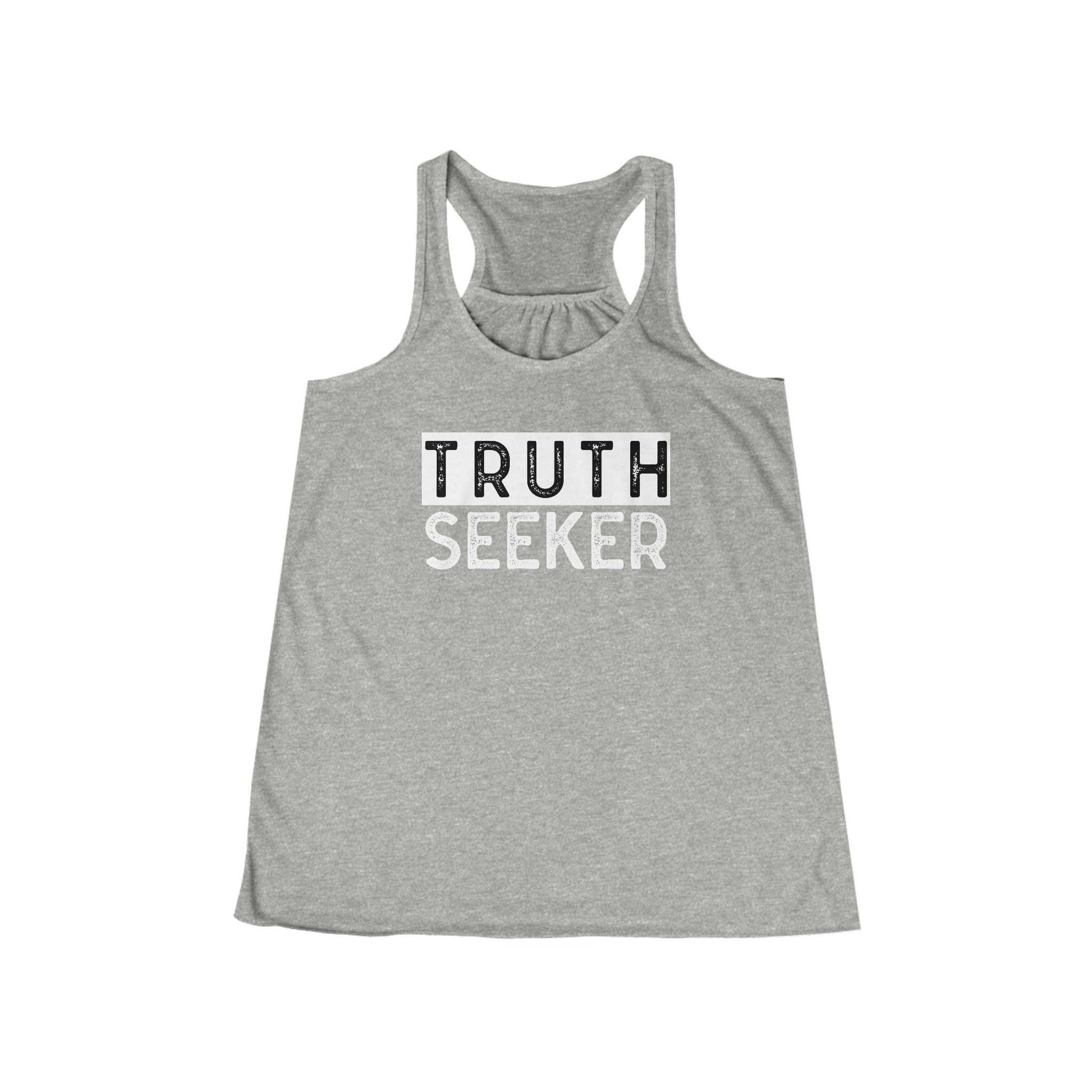 INSPIRED TRUTH SEEKER Women's Flowy Racerback Tank