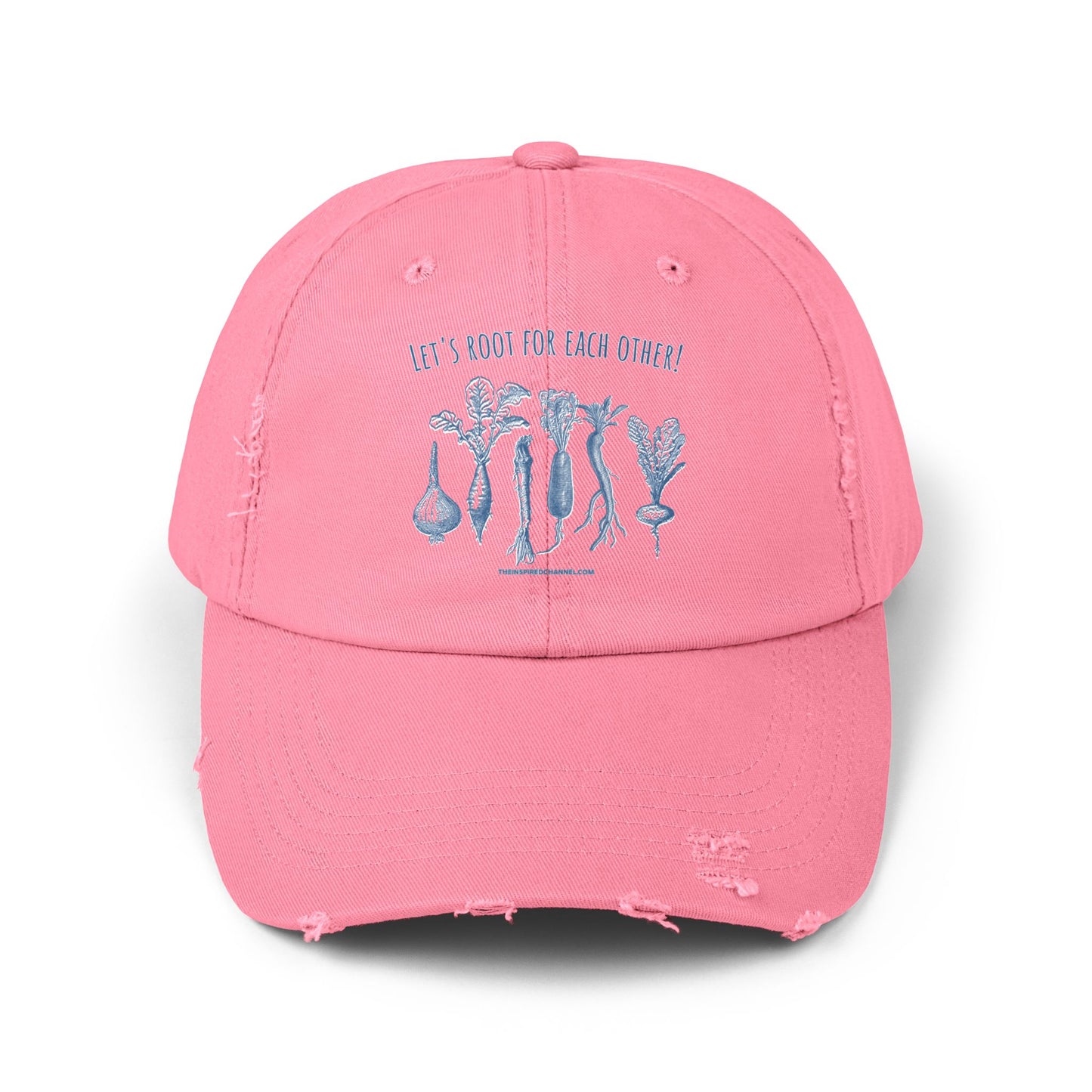 INSPIRED GARDEN L Unisex Distressed Cap - Inspired Fashion Accessory