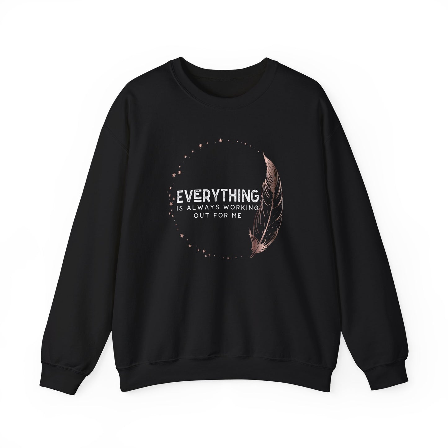 INSPIRED Women Everything is always... Heavy Blend Crewneck Sweatshirt