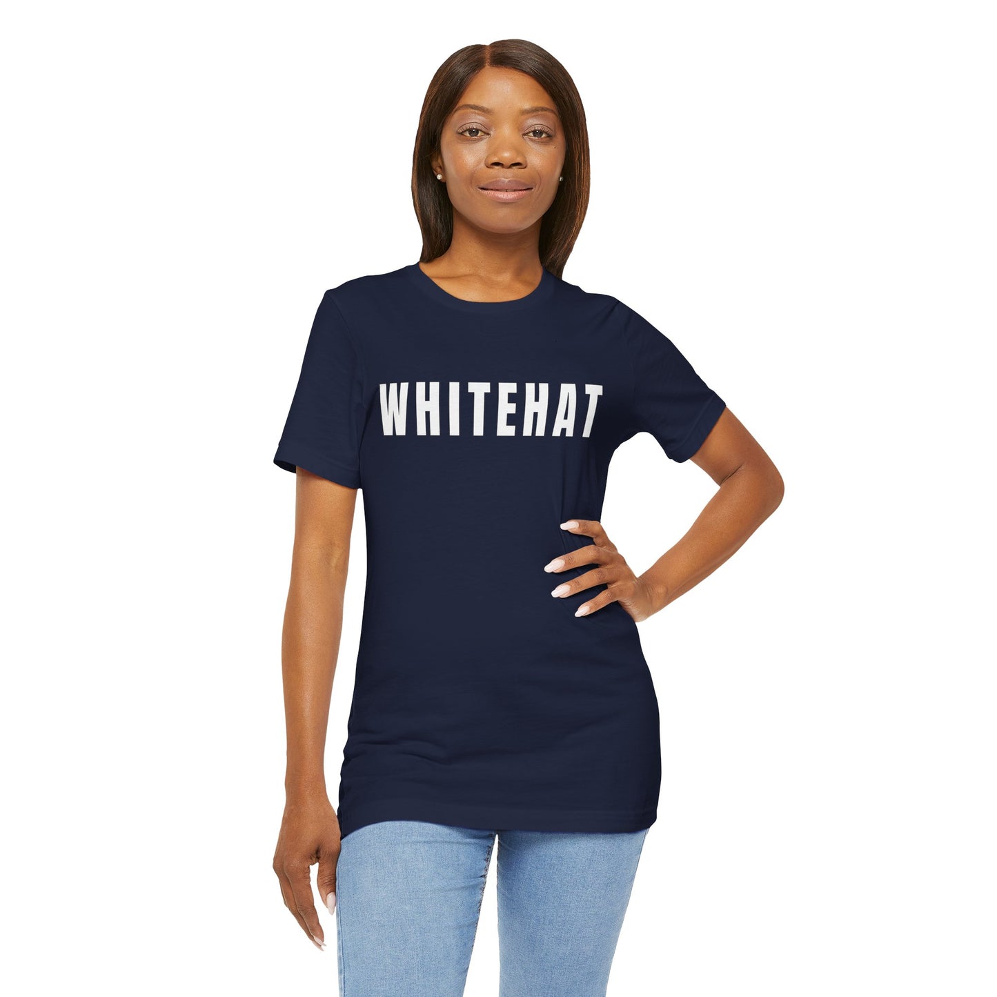 INSPIRED WHITEHAT Unisex Jersey Short Sleeve Tee