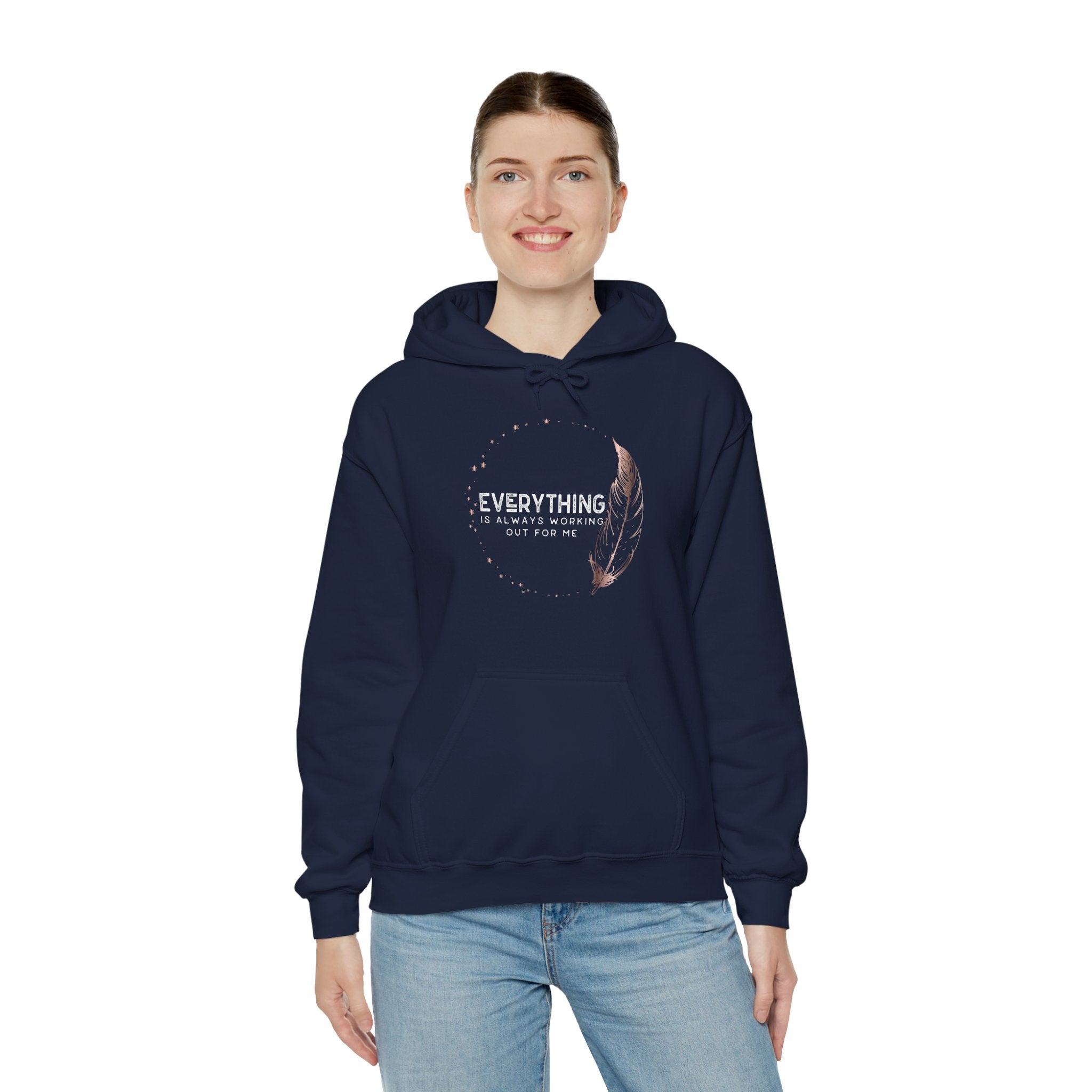 INSPIRED Everything is always... Heavy Blend Hooded Sweatshirt