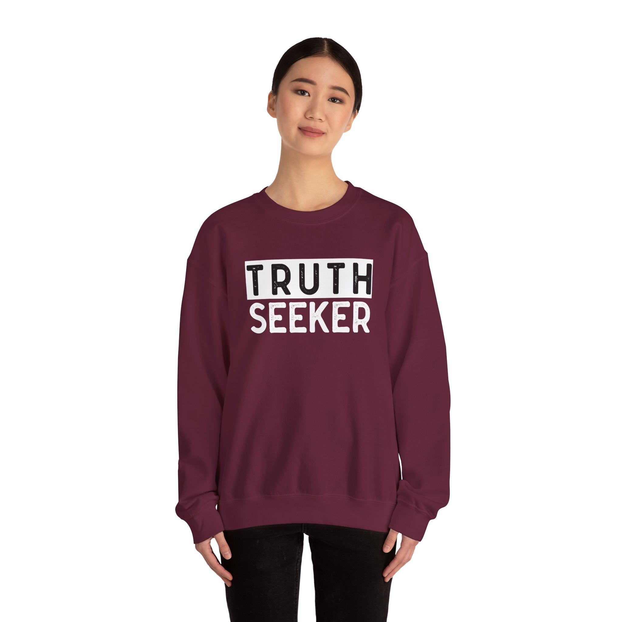 INSPIRED TRUTH SEEKER Heavy Blend™ UNISEX Crewneck Sweatshirt