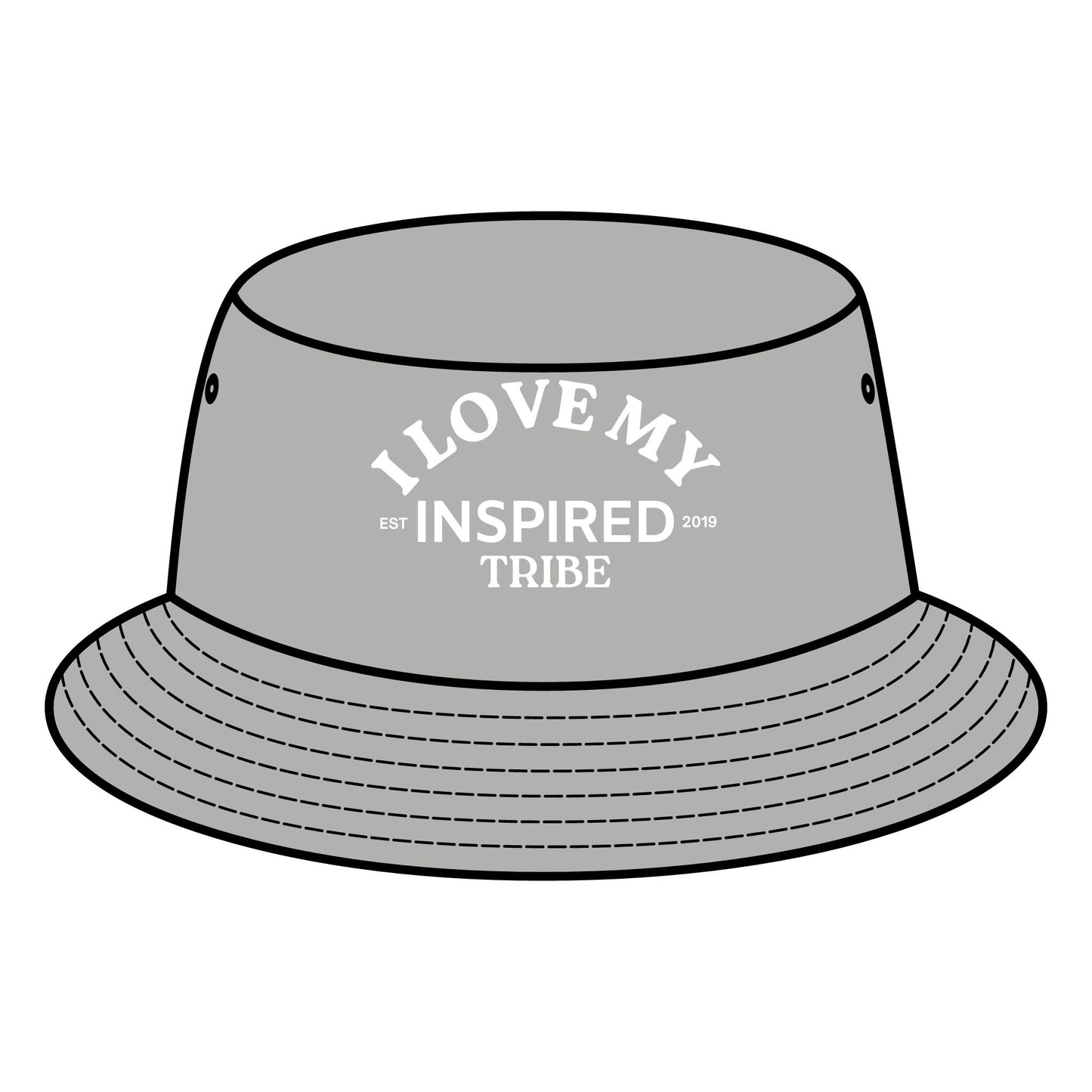 I LOVE MY INSPIRED TRIBE Bucket Hat