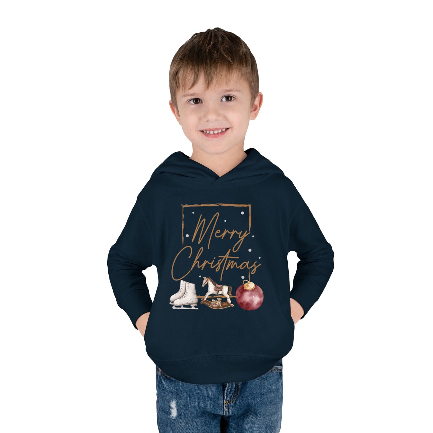INSPIRED Toddler Hoodie - Merry Christmas