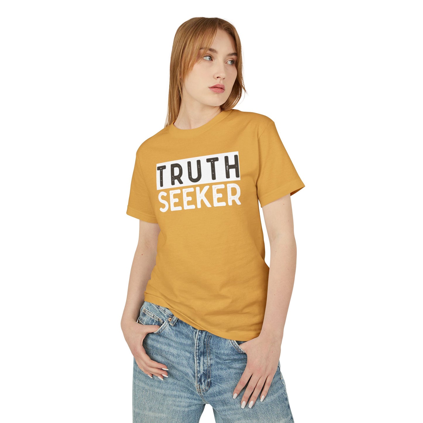 INSPIRED TRUTH SEEKER Garment-Dyed Heavyweight UNISEX Cotton Tee