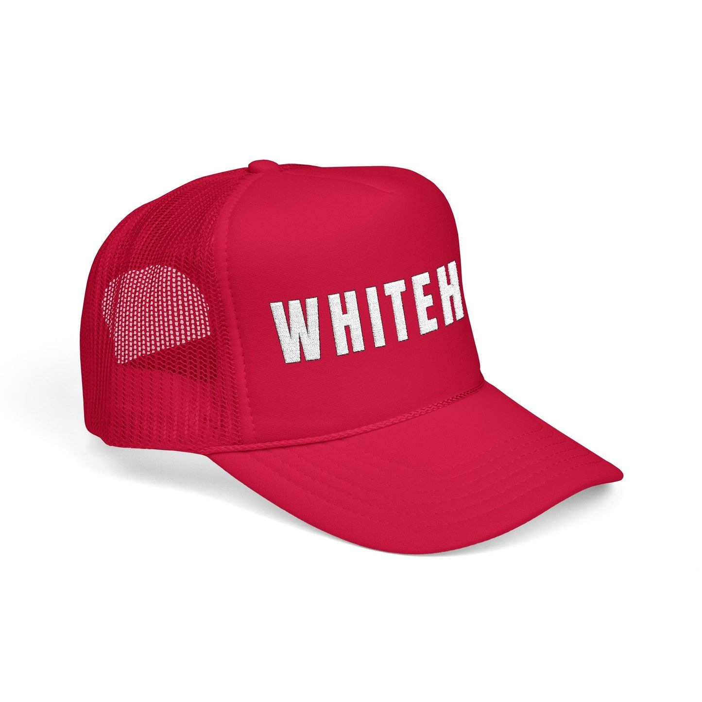 INSPIRED WHITEHAT Embroidered Trucker Hat