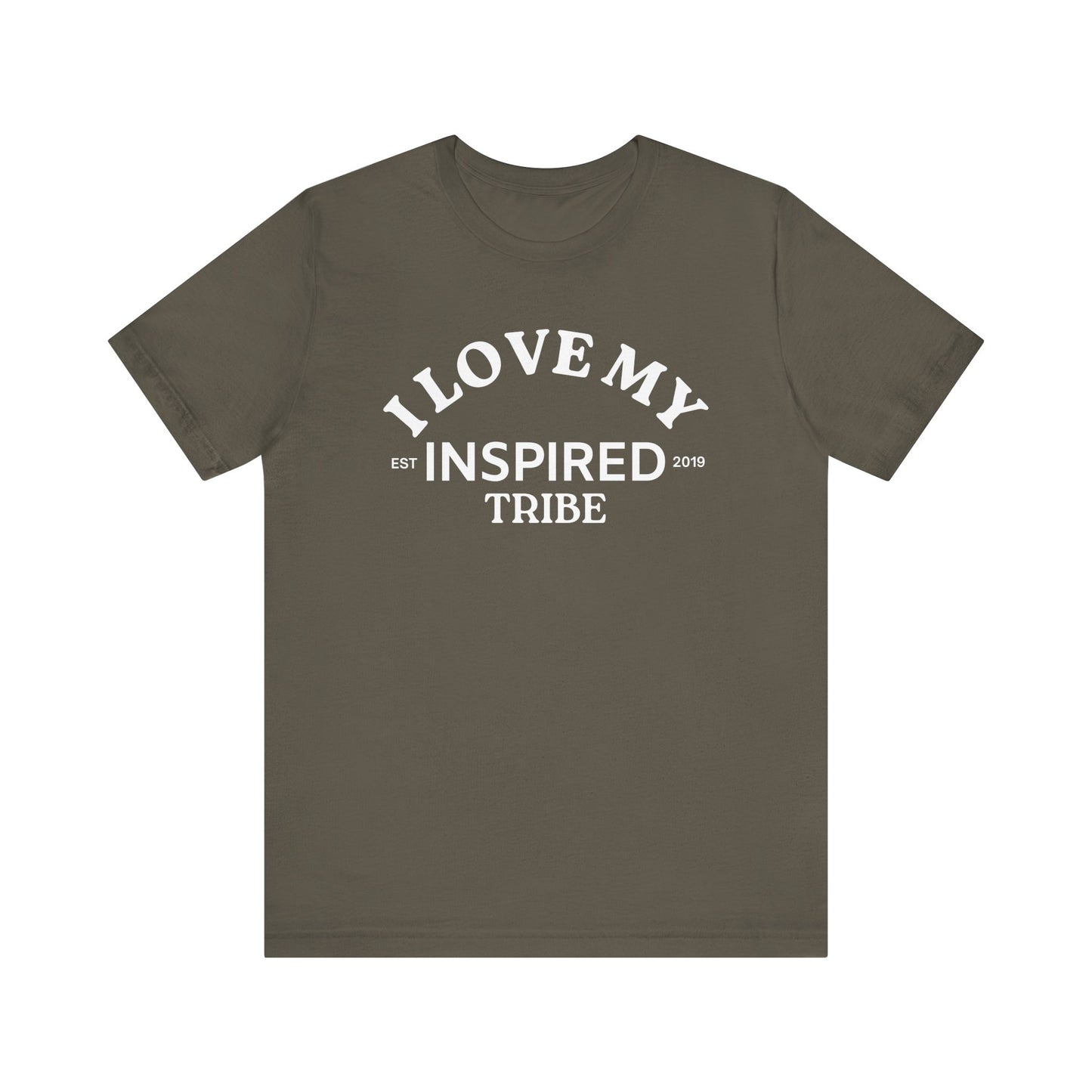 I LOVE MY INSPIRED TRIBE UNISEX HWWF Jersey Short Sleeve Tee