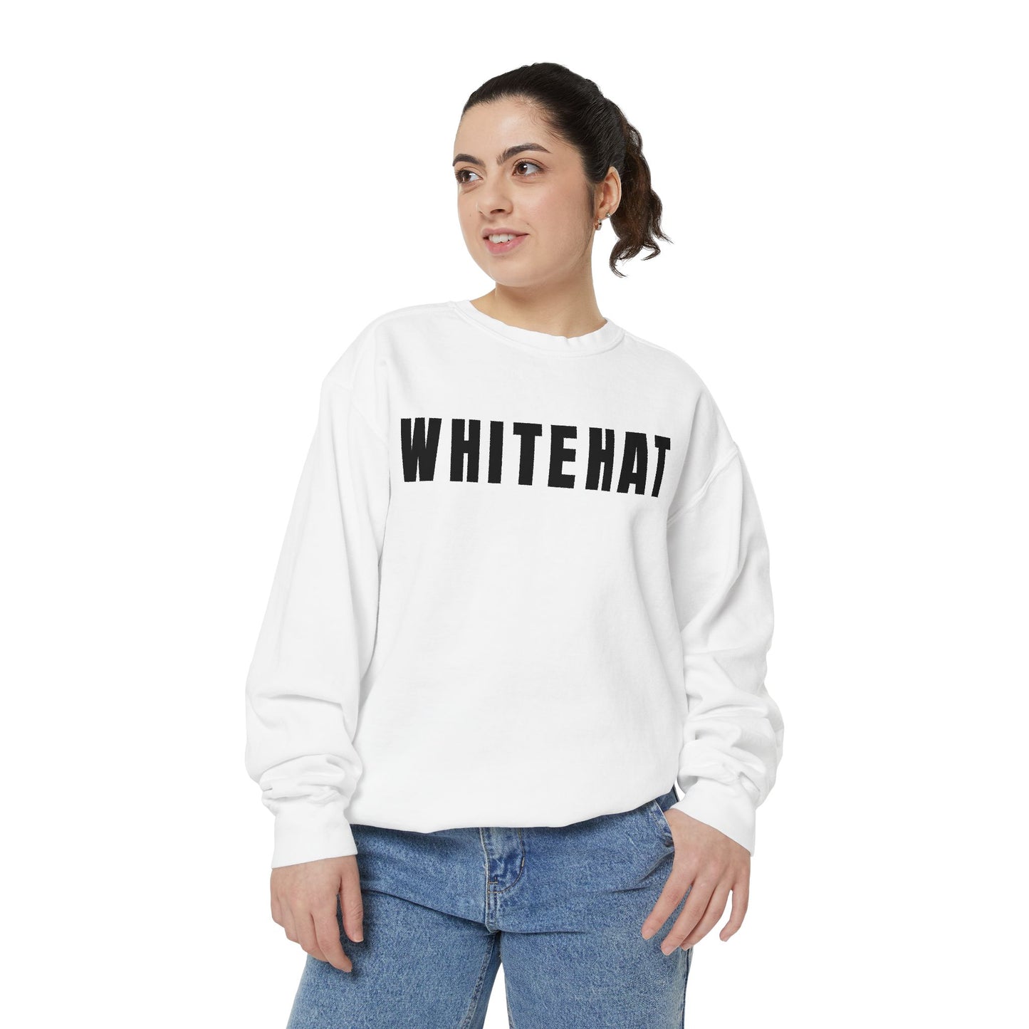INSPIRED Whitehat UNISEX Garment-Dyed Sweatshirt
