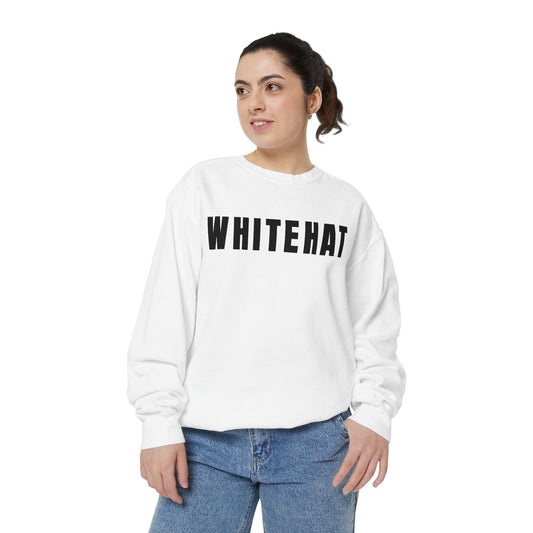 INSPIRED Whitehat UNISEX Garment-Dyed Sweatshirt