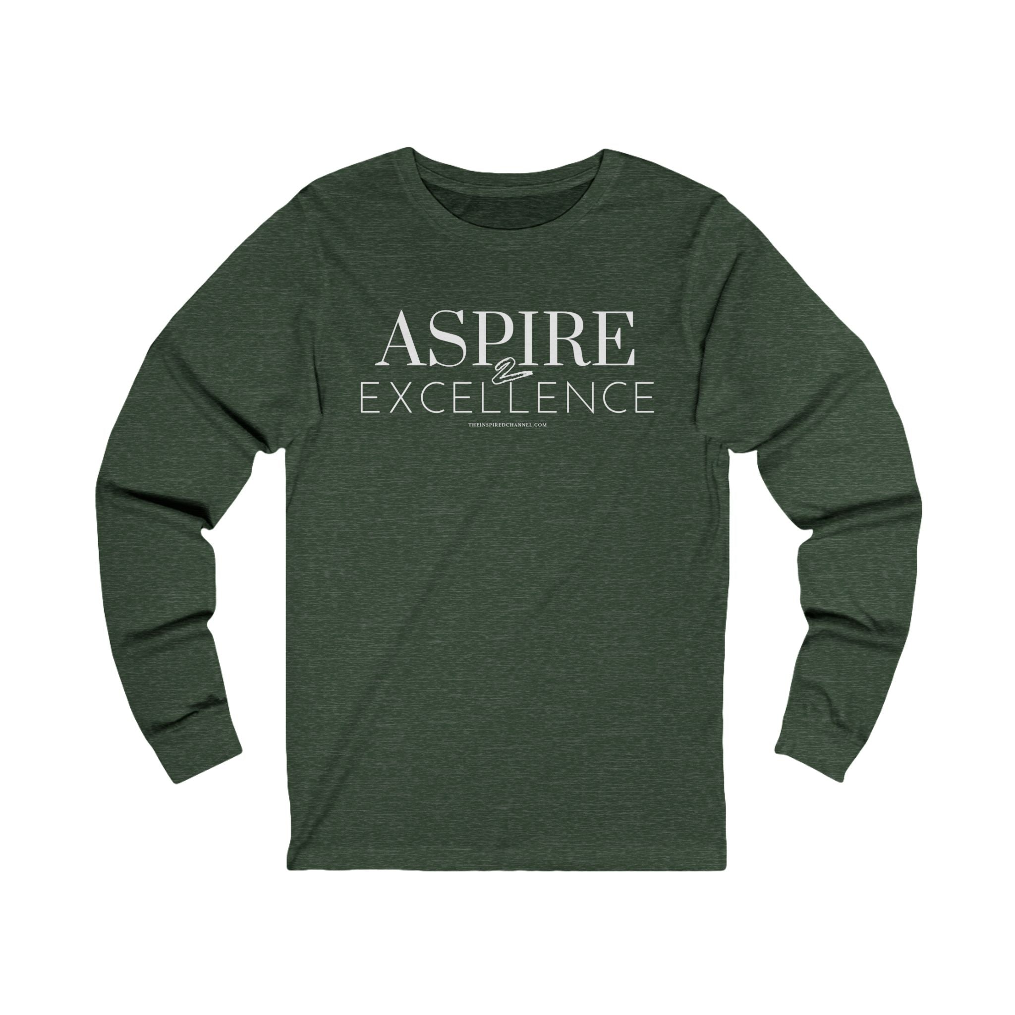 INSPIRED Aspire 2 Excellence UNISEX  Jersey Long Sleeve Tee