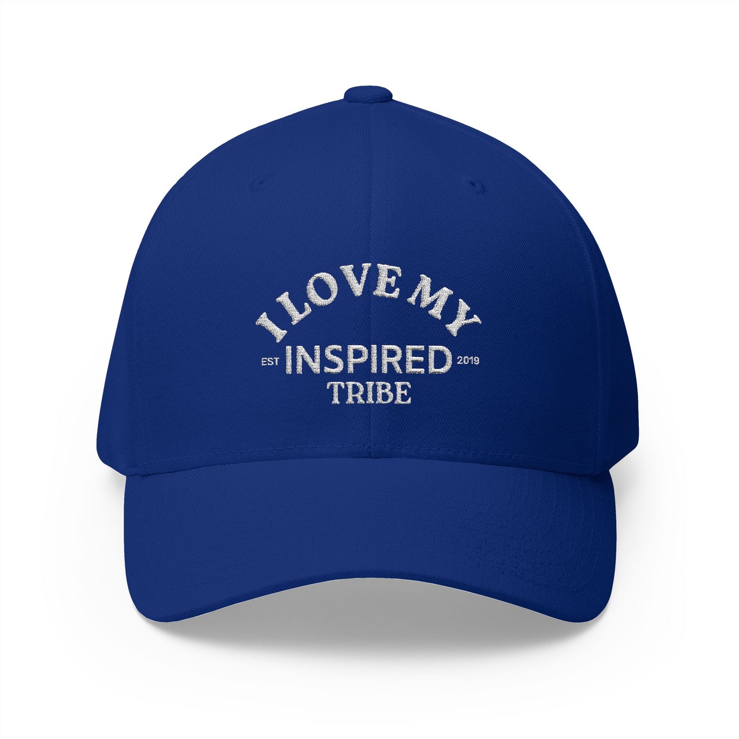 Closed-Back Structured Cap - "Love My Tribe" Embroidered Hat