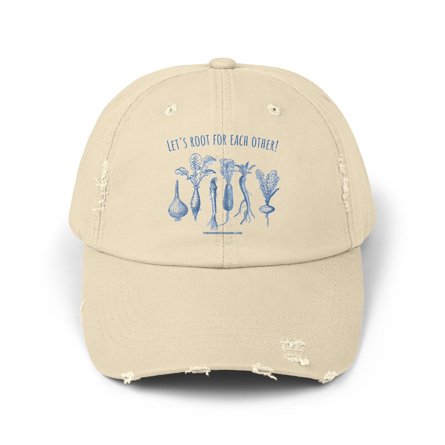 INSPIRED GARDEN L Unisex Distressed Cap - Inspired Fashion Accessory