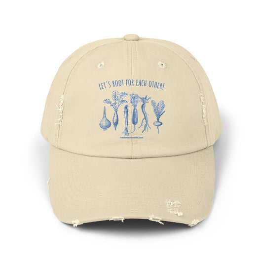 INSPIRED GARDEN L Unisex Distressed Cap - Inspired Fashion Accessory