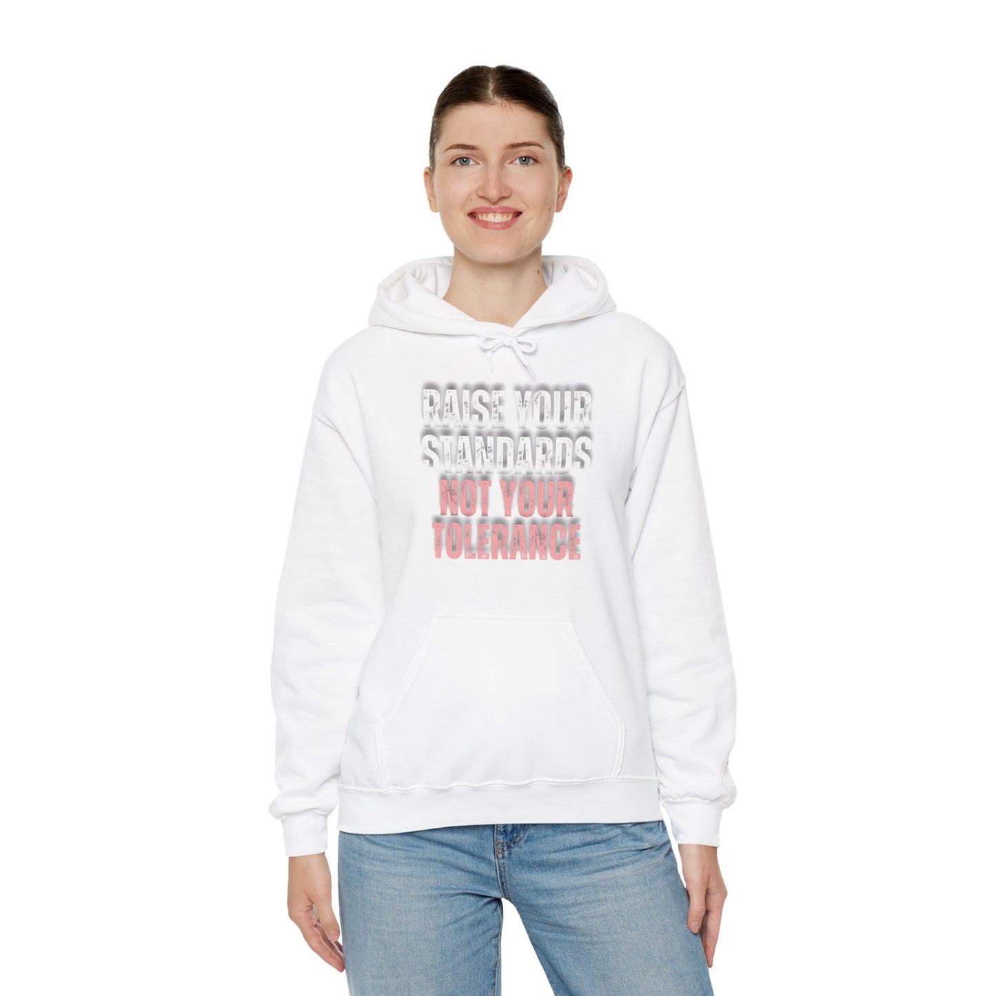 INSPIRED RAISE YOUR STANDARDS Unisex Heavy Blend™ Hooded Sweatshirt