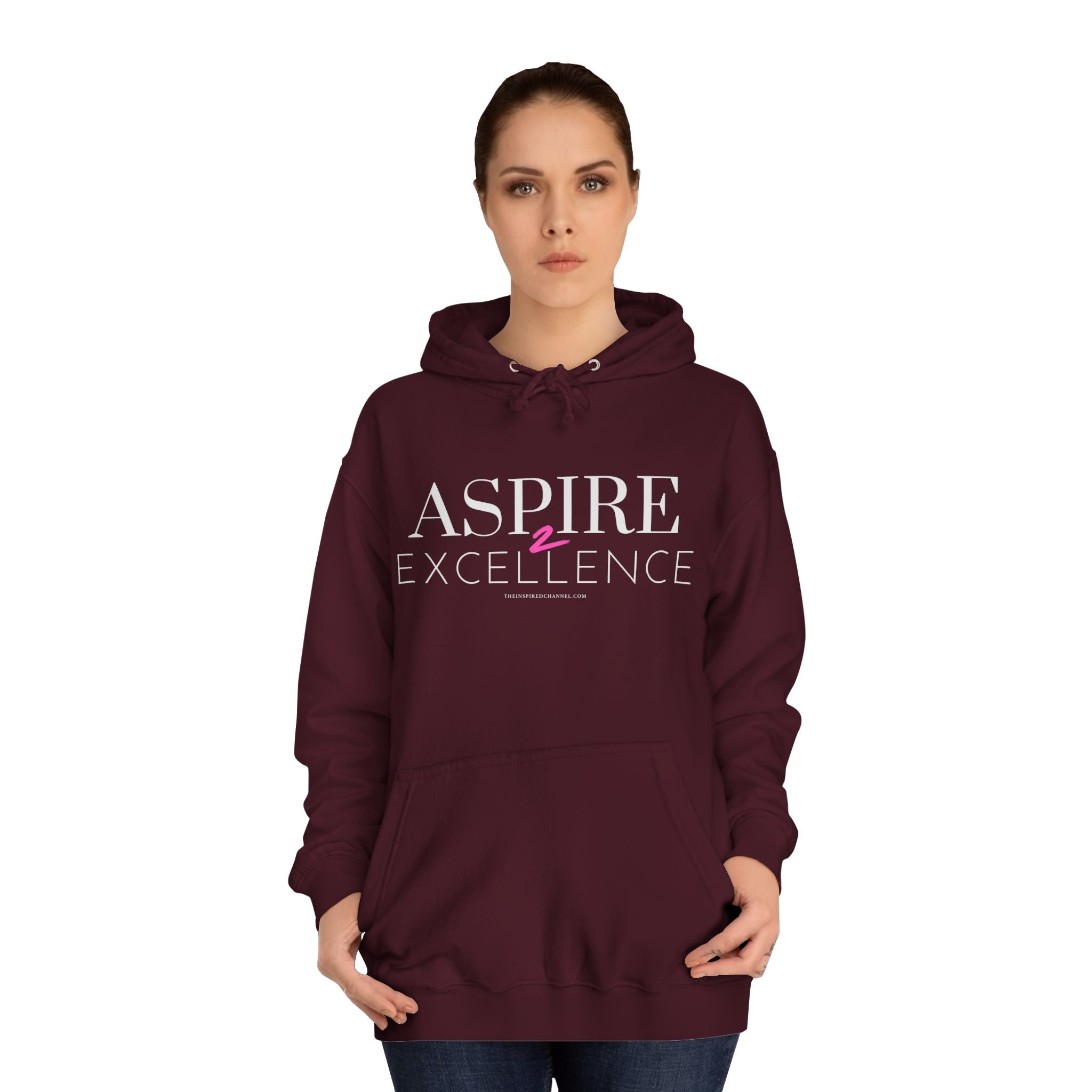 INSPIRED Aspire 2 Excellence Women UNISEX College Hoodie