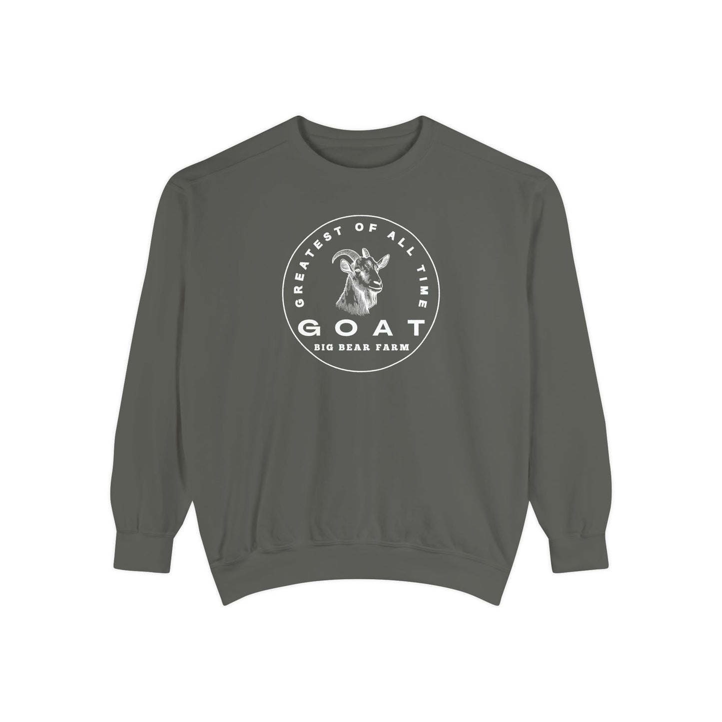 INSPIRED GOAT UNISEX Garment-Dyed Sweatshirt