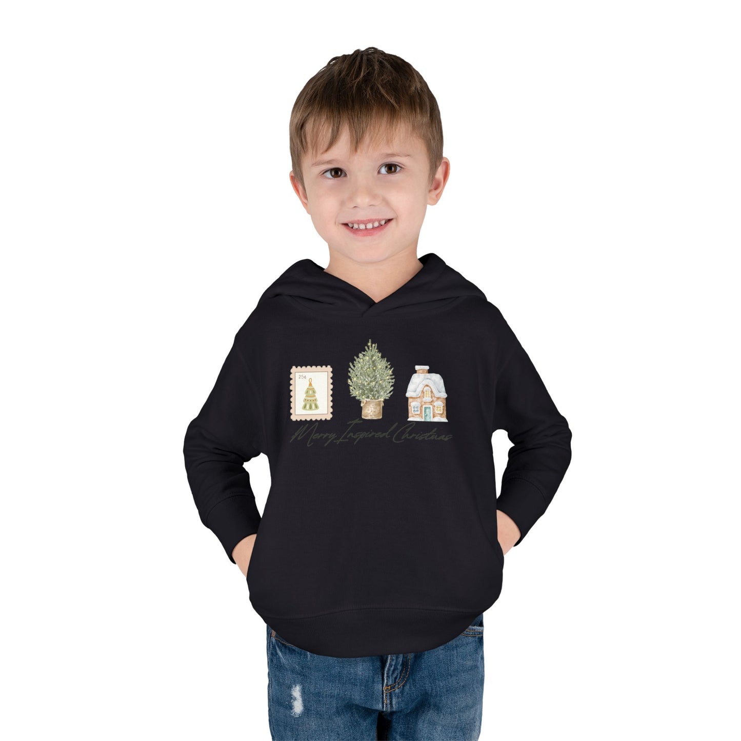 INSPIRED Toddler Hoodie - Merry Christmas PC