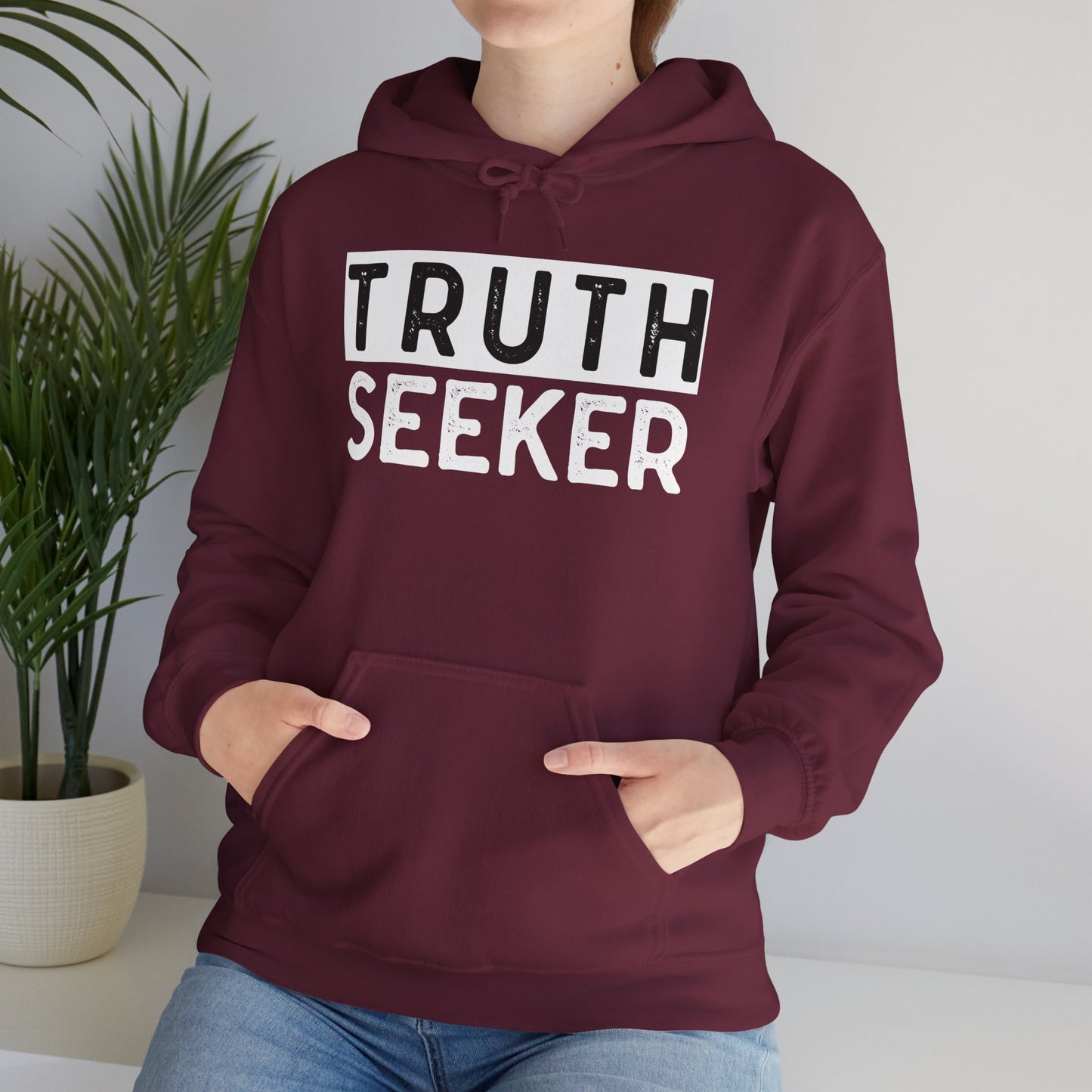 INSPIRED Truth Seeker UNISEX Heavy Blend Hooded Sweatshirt
