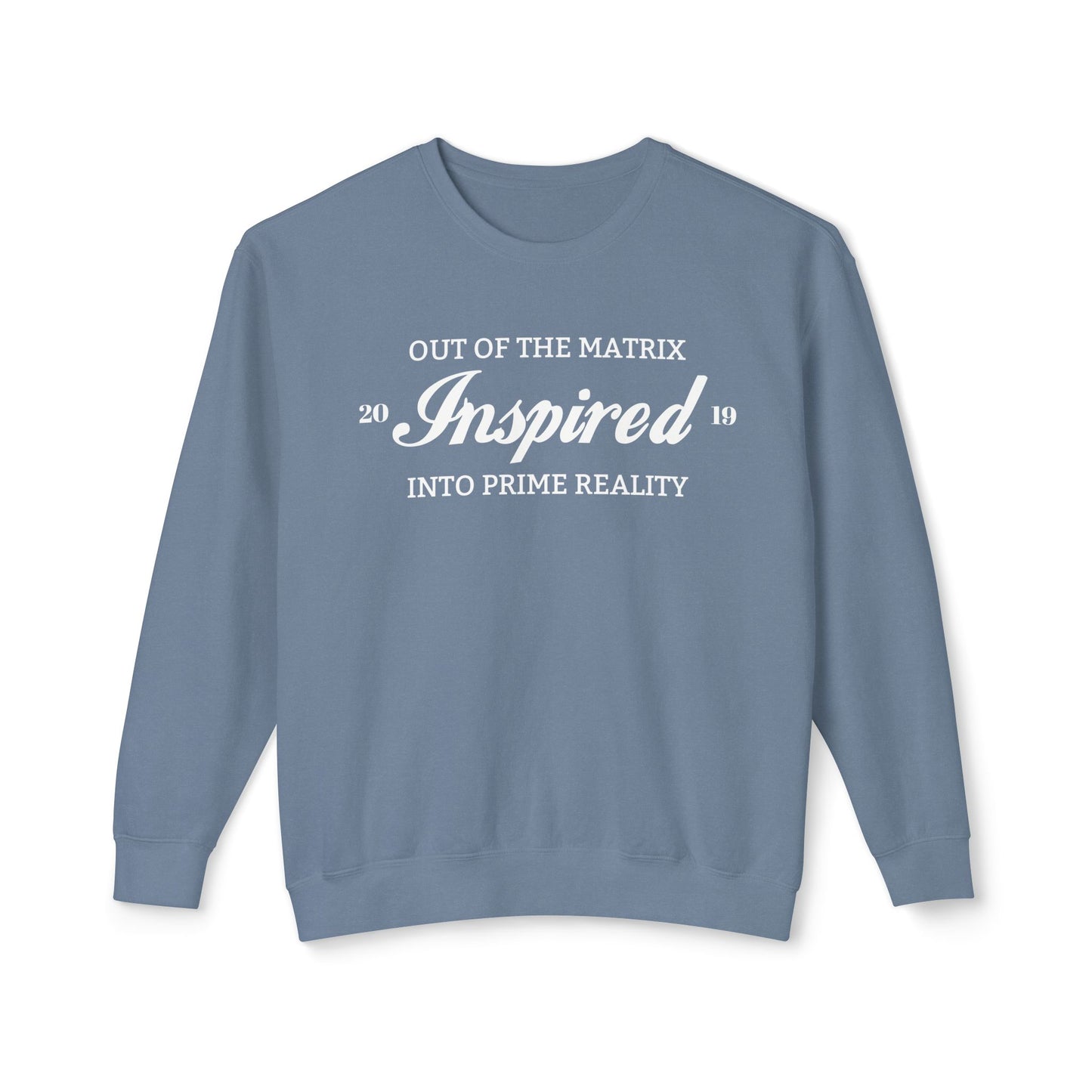 INSPIRED PRIME REALITY Unisex Lightweight Crewneck Sweatshirt