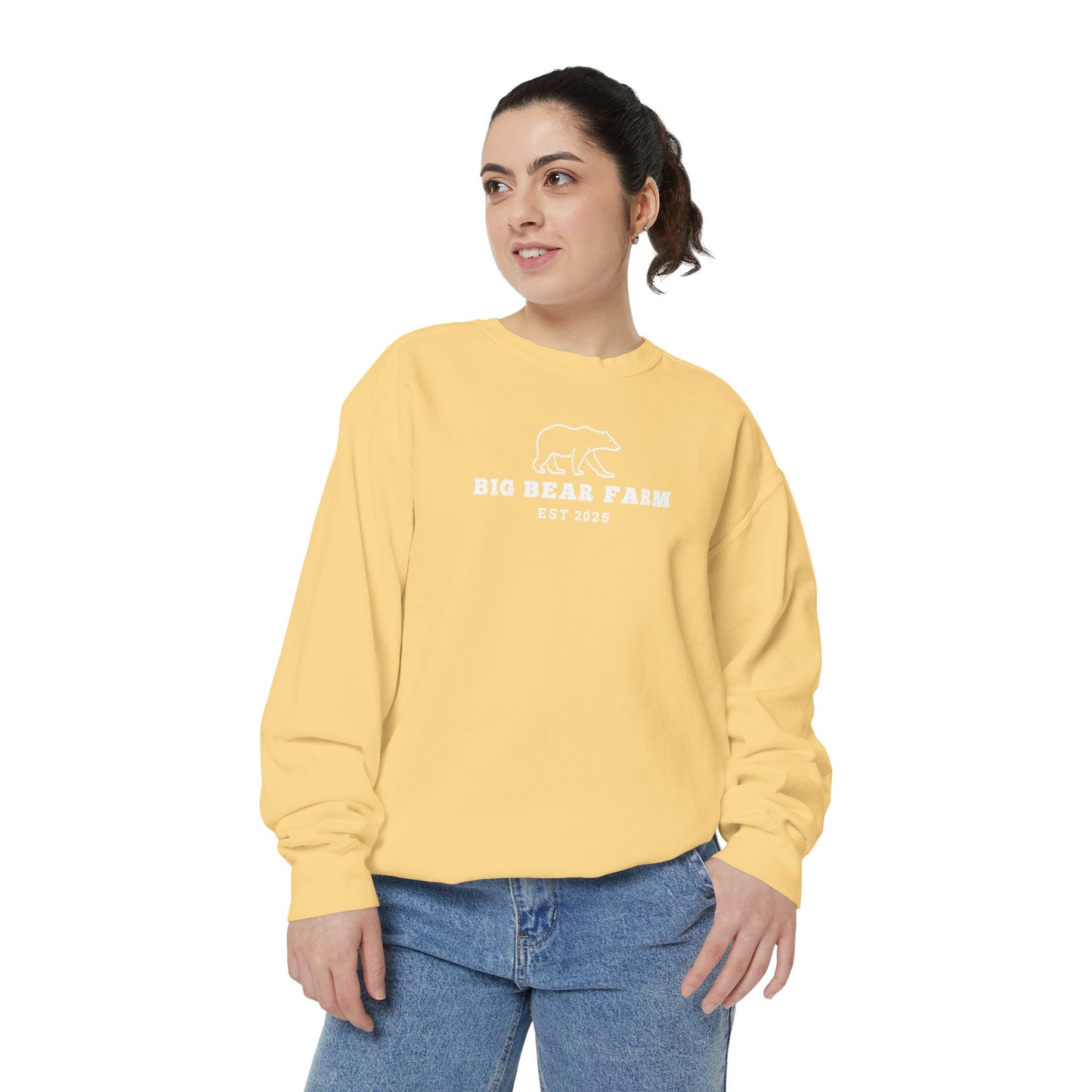 INSPIRED Big Bear Farm Unisex Dyed Sweatshirt