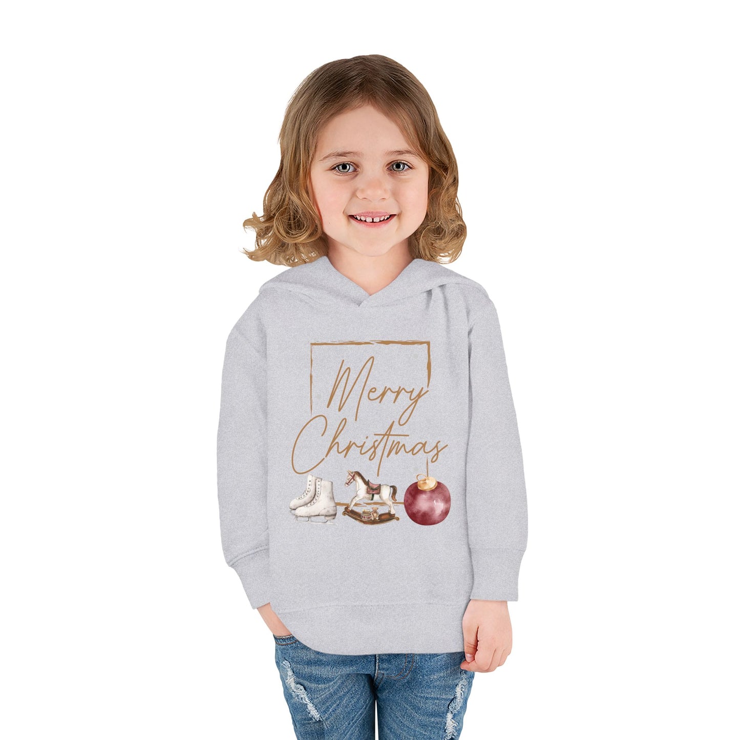 INSPIRED Toddler Hoodie - Merry Christmas