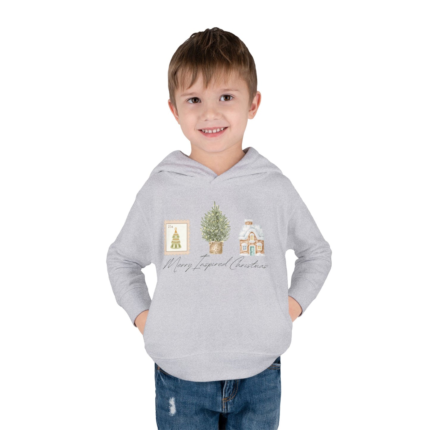 INSPIRED Toddler Hoodie - Merry Christmas PC