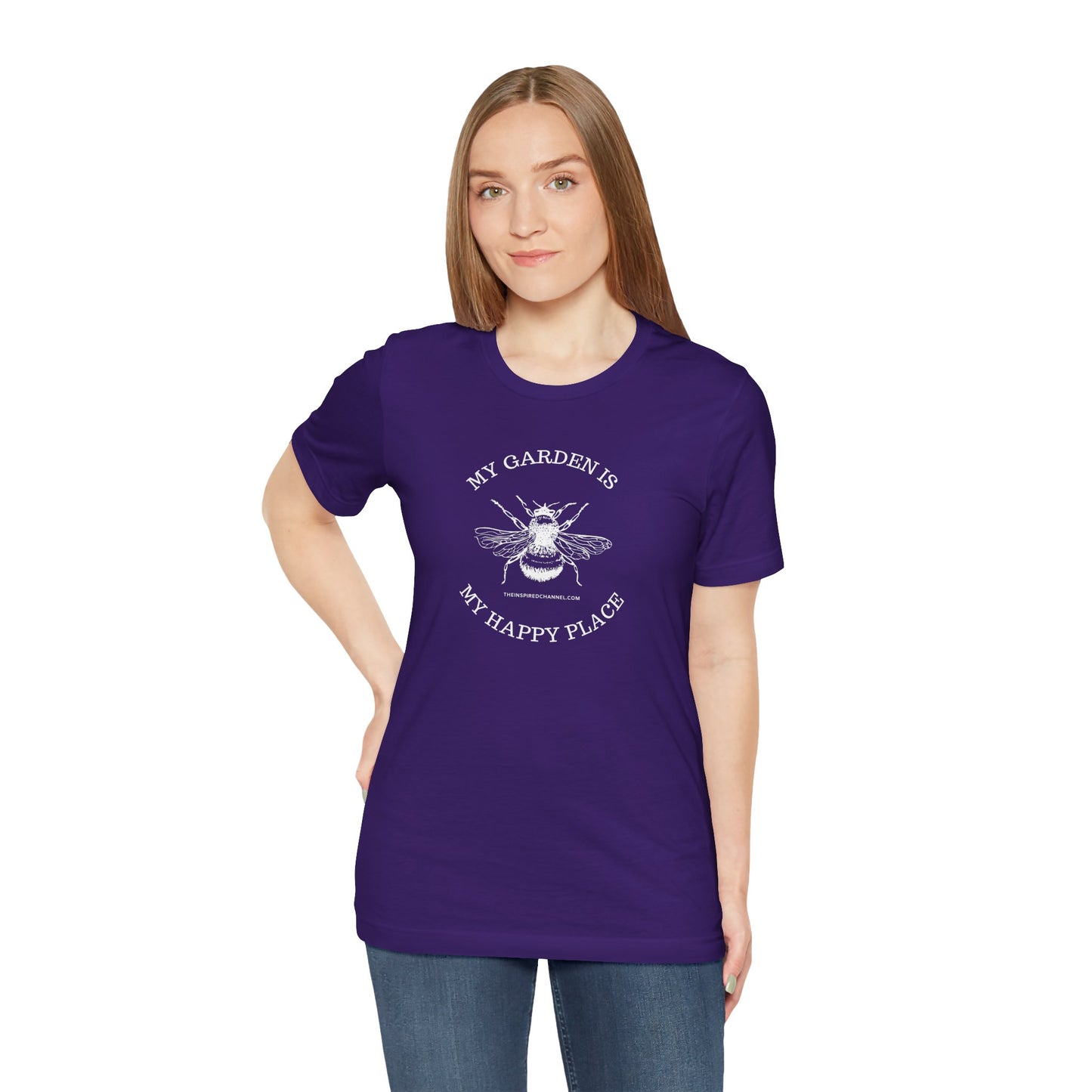 INSPIRED GARDEN Unisex Jersey Short Sleeve Tee