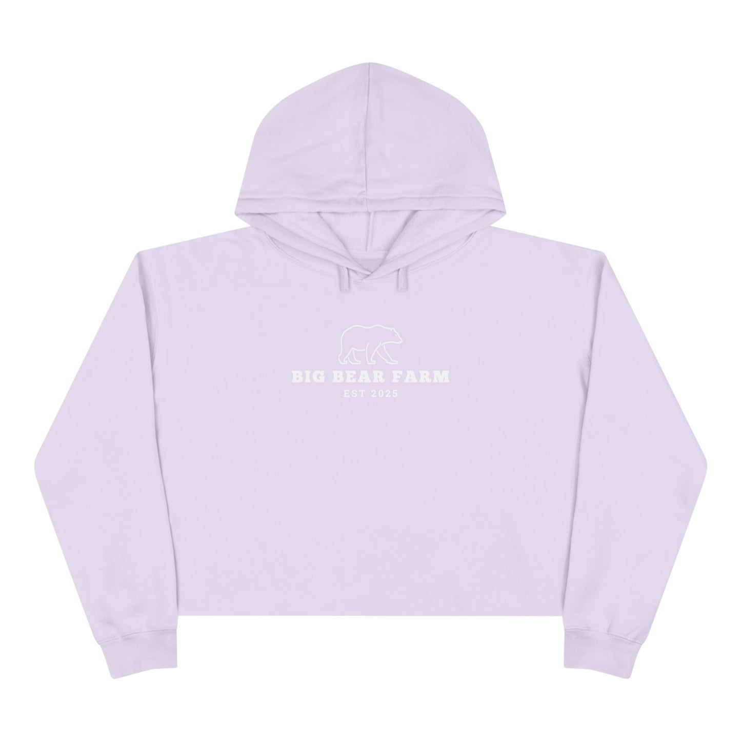 INSPIRED Big Bear Crop Hoodie