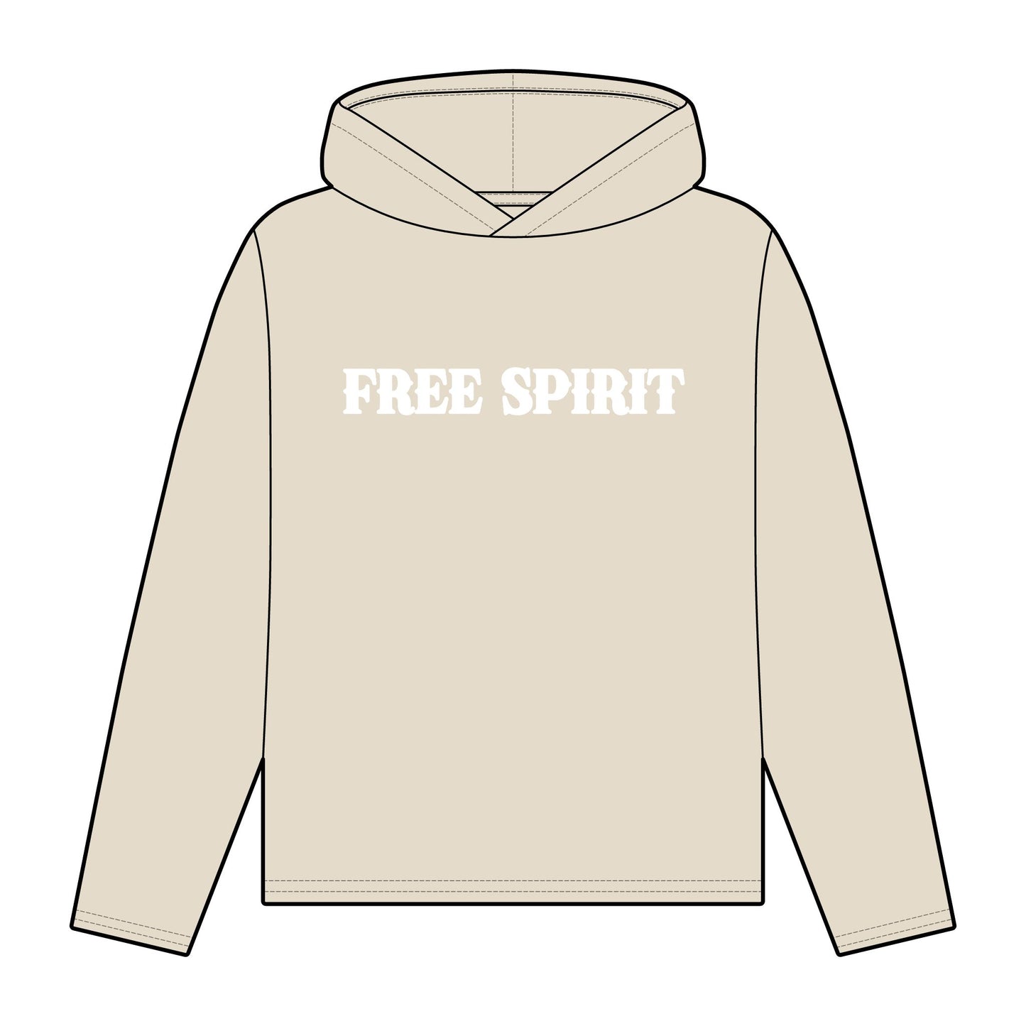 FREE SPIRIT Women's Organic Relaxed Fit Hoodie