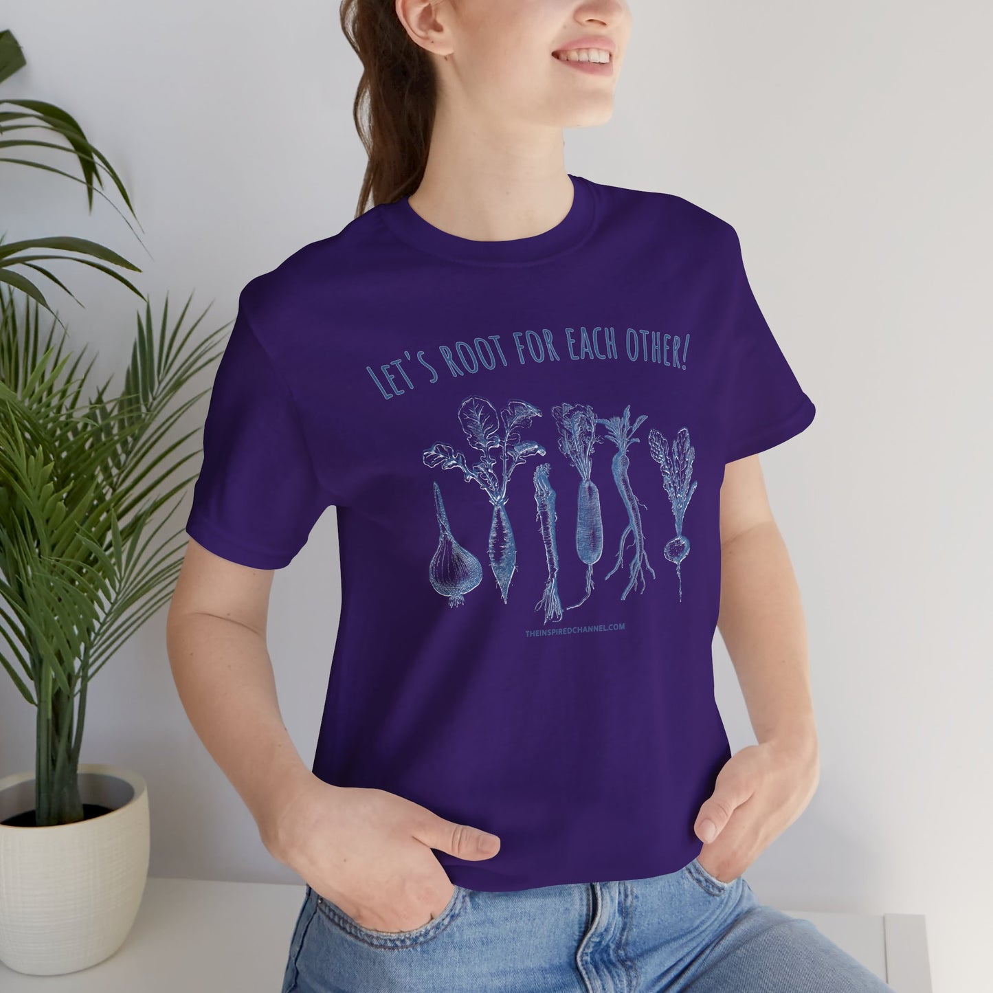 INSPIRED GARDEN L Unisex Jersey Short Sleeve Tee
