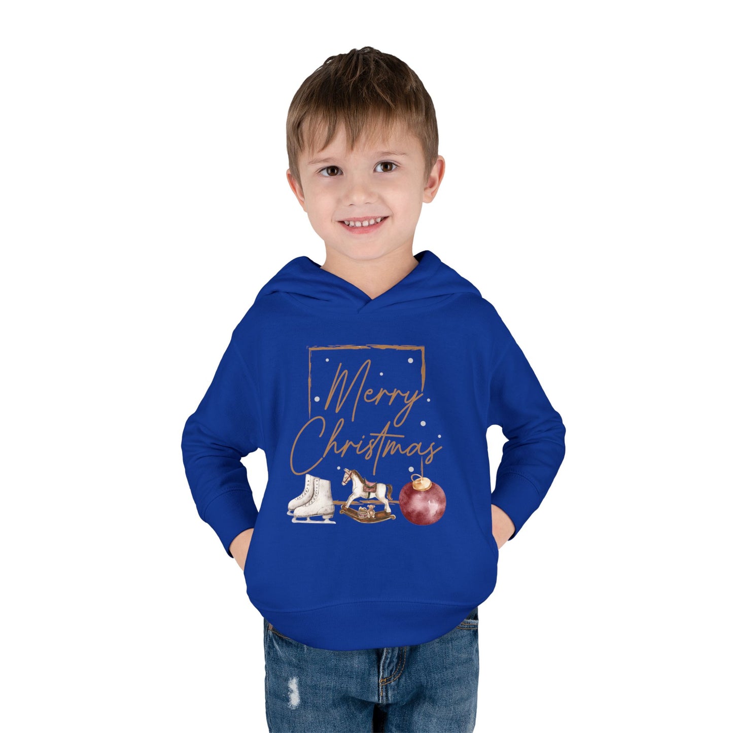 INSPIRED Toddler Hoodie - Merry Christmas