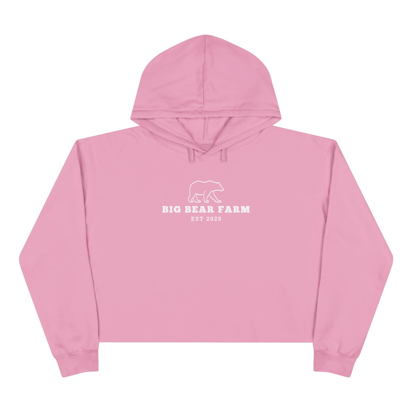 INSPIRED Big Bear Crop Hoodie