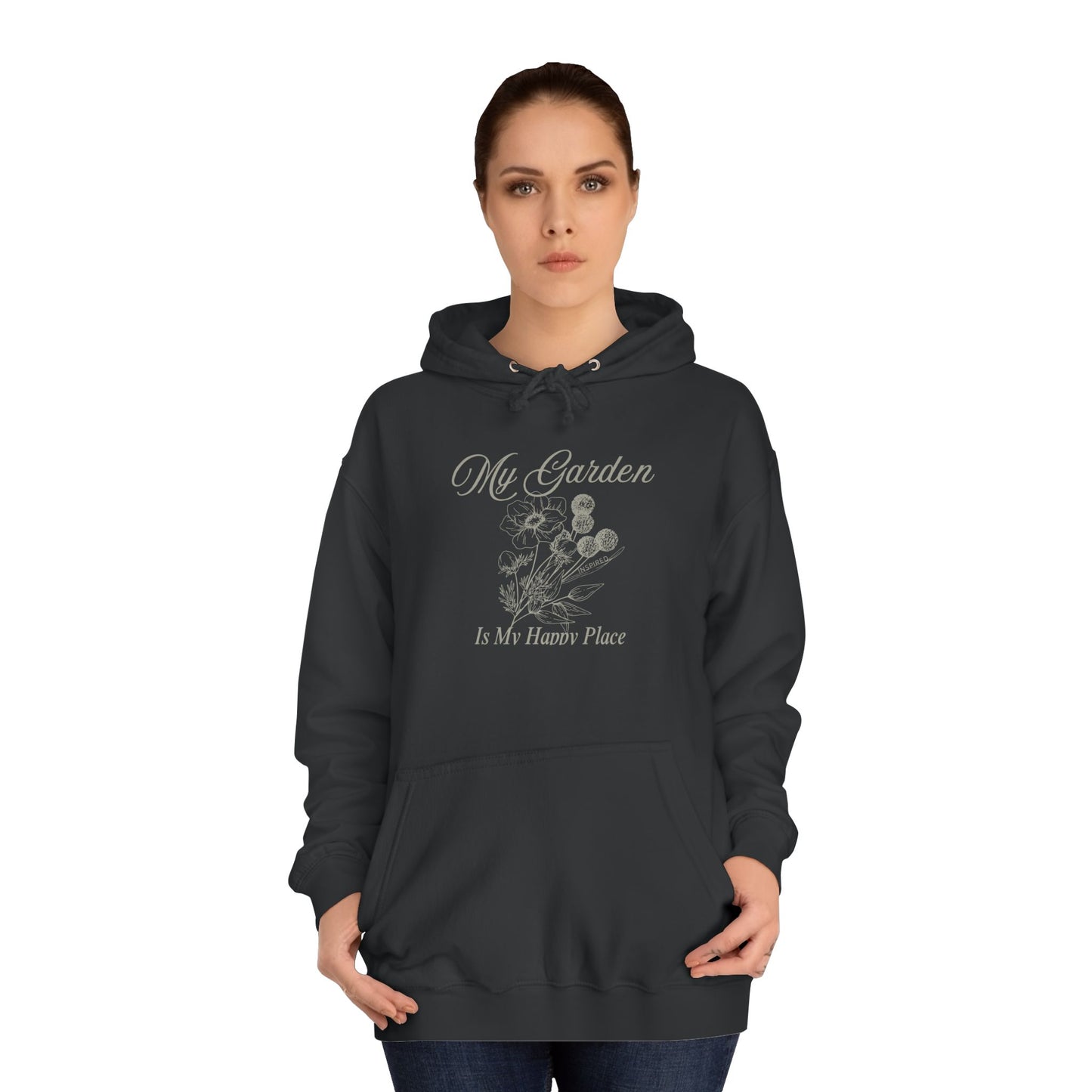 INSPIRED GARDEN M UNISEX College Hoodie