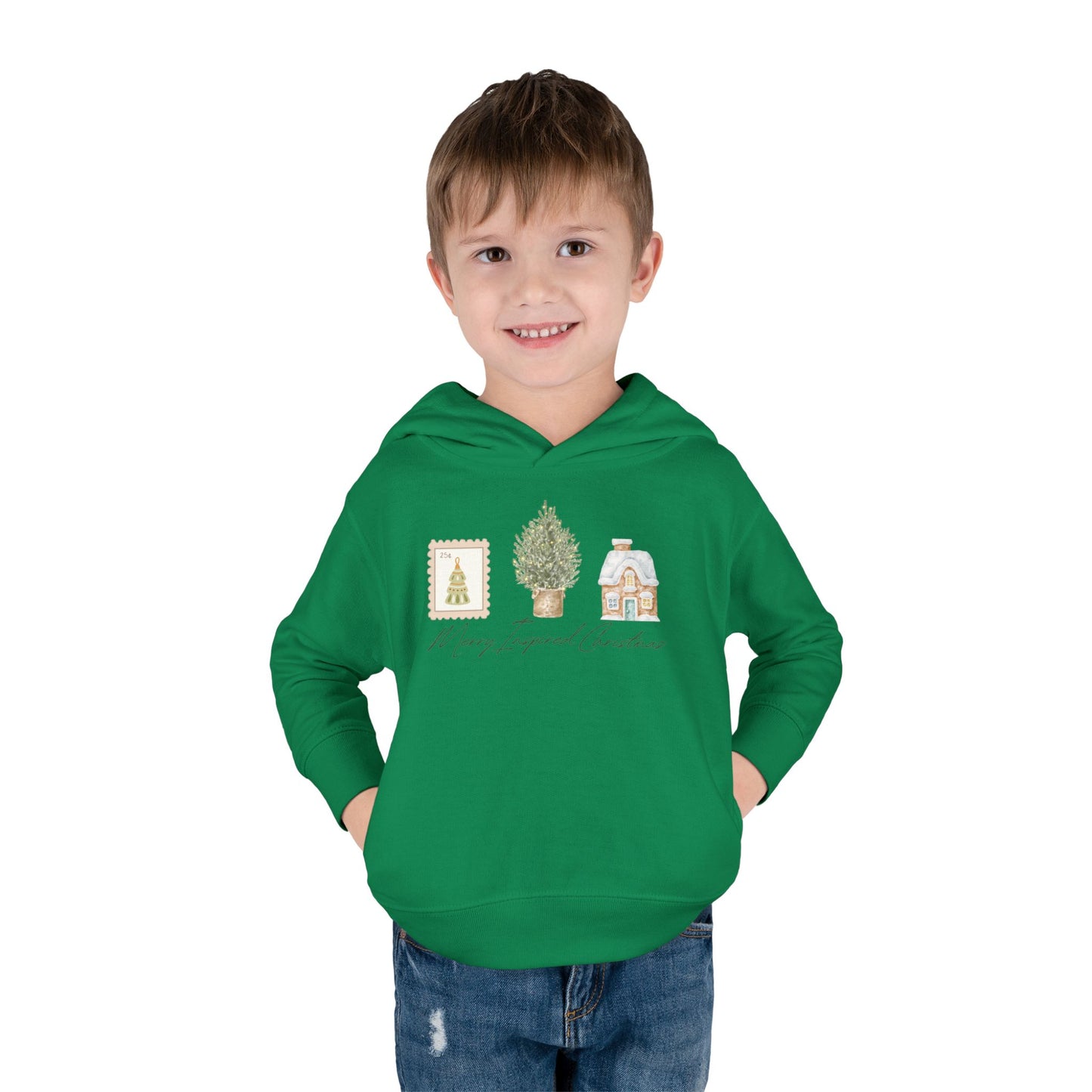 INSPIRED Toddler Hoodie - Merry Christmas PC