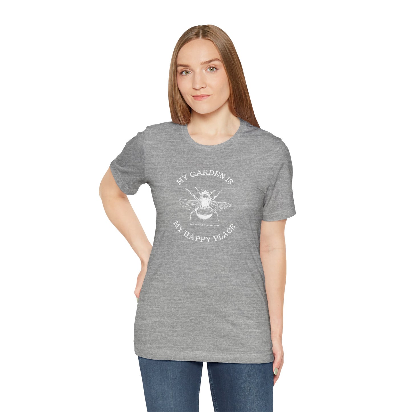 INSPIRED GARDEN Unisex Jersey Short Sleeve Tee