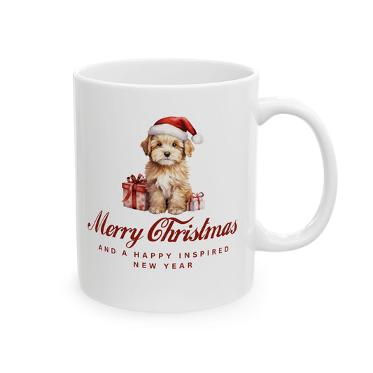 INSPIRED SPECIAL CHRISTMAS Edition  Dog Ceramic Mug  Coffee Cup