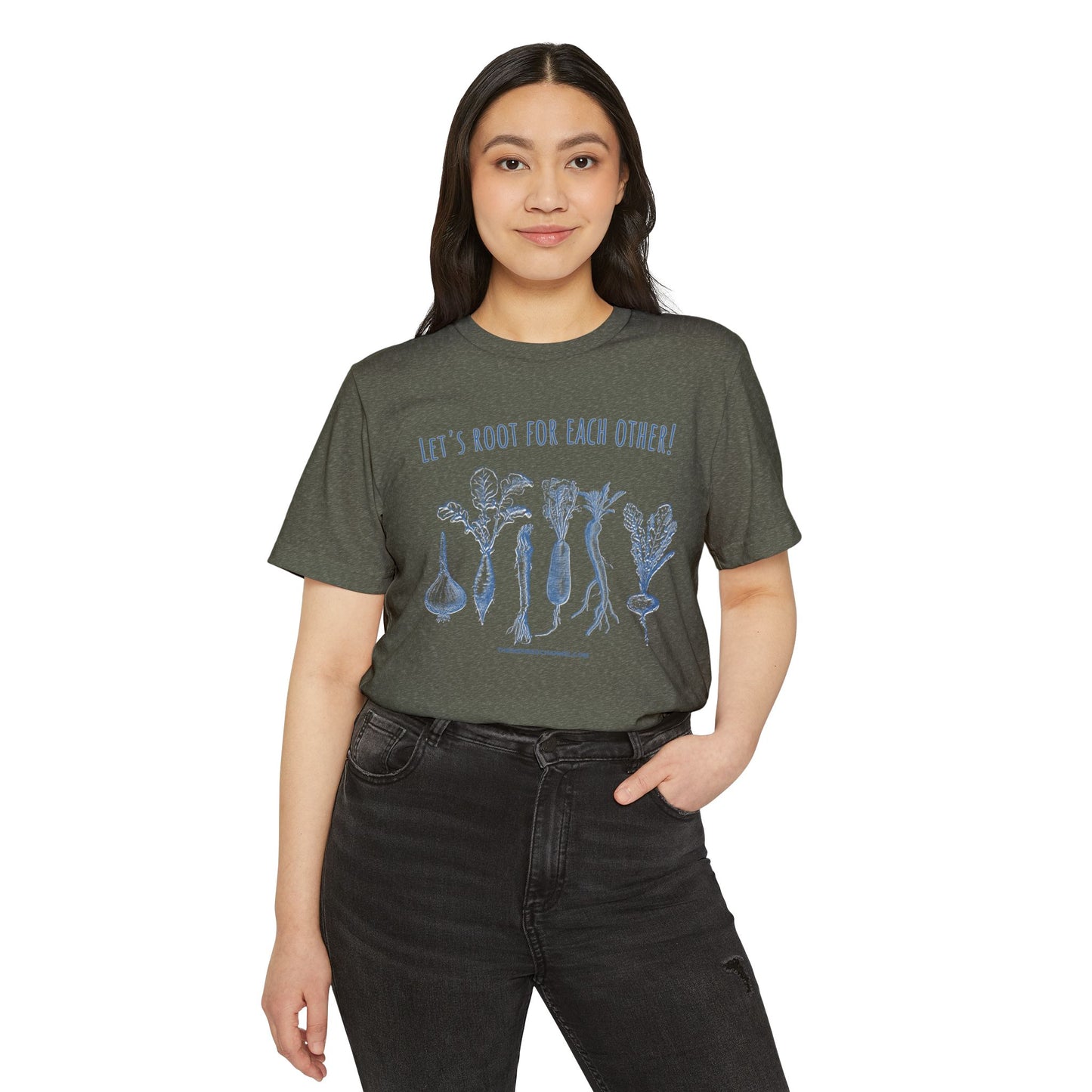 INSPIRED GARDEN L Unisex Recycled ORGANIC T-Shirt