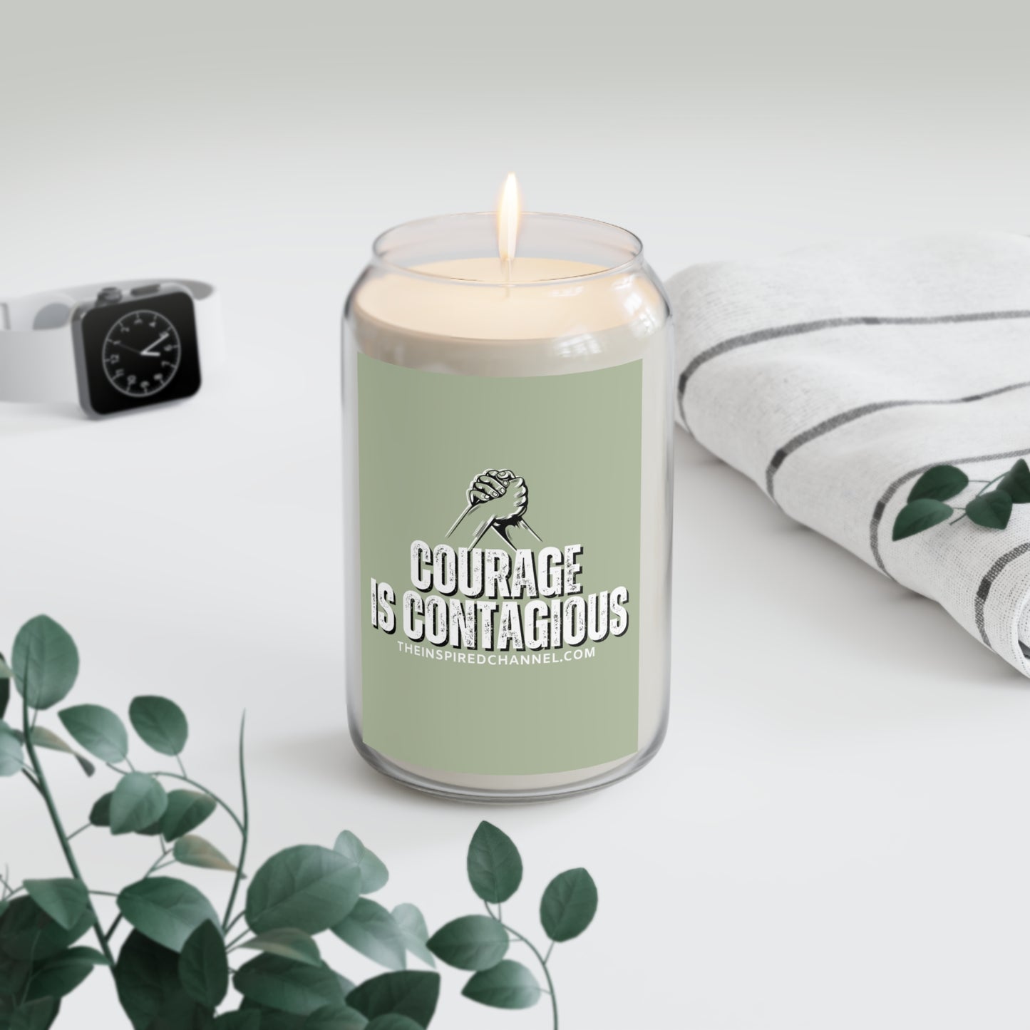 INSPIRED Courage Is Contagious Scented Candle, 13.75oz
