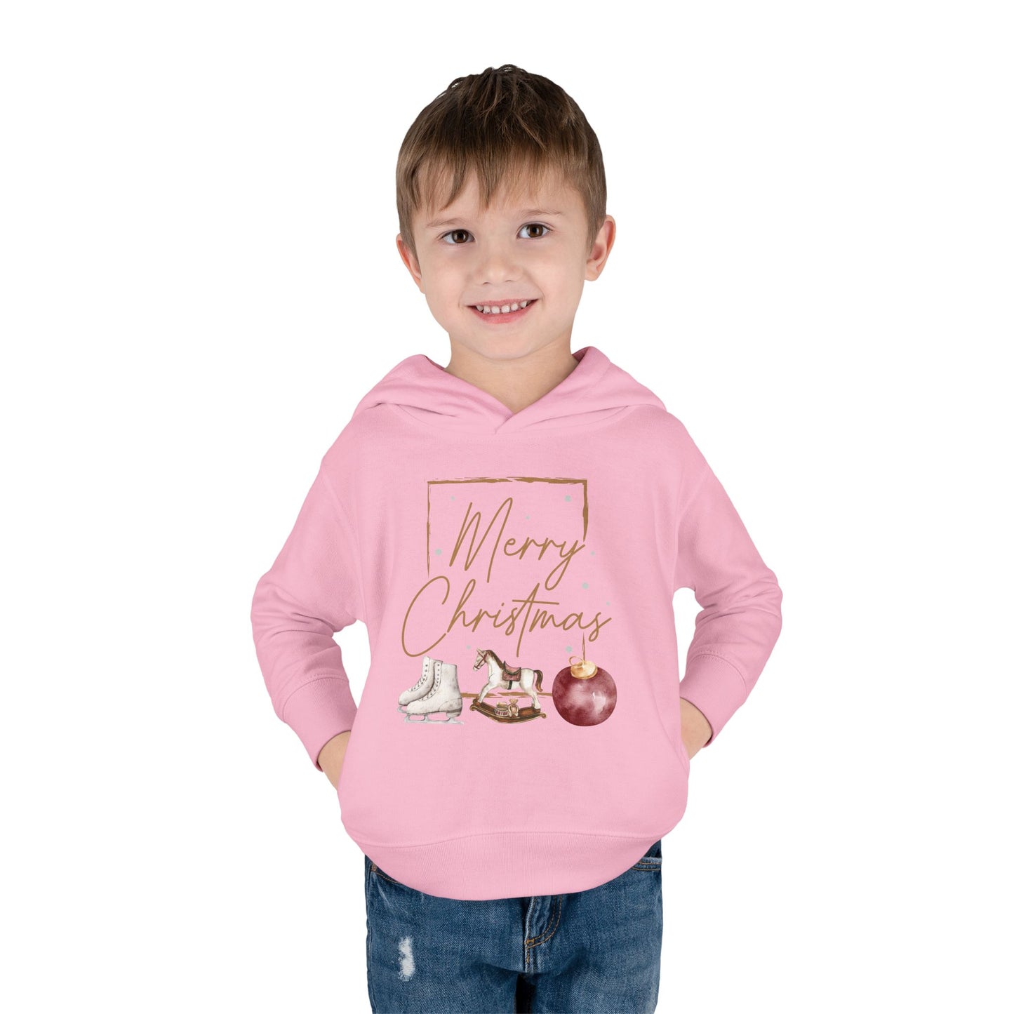 INSPIRED Toddler Hoodie - Merry Christmas
