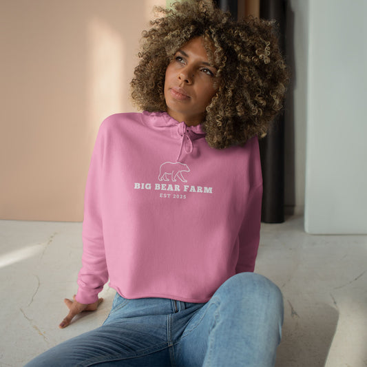 INSPIRED Big Bear Crop Hoodie