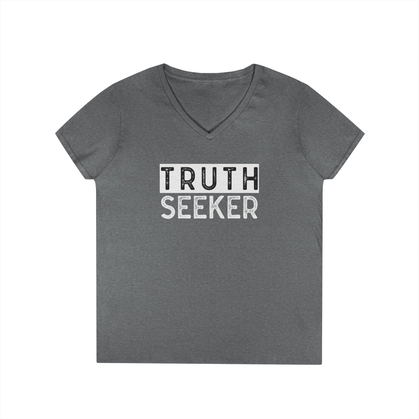 INSPIRED TRUTH SEEKER Ladies' V-Neck T-Shirt
