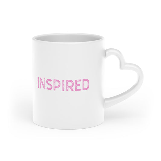INSPIRED Heart-Shaped Mug